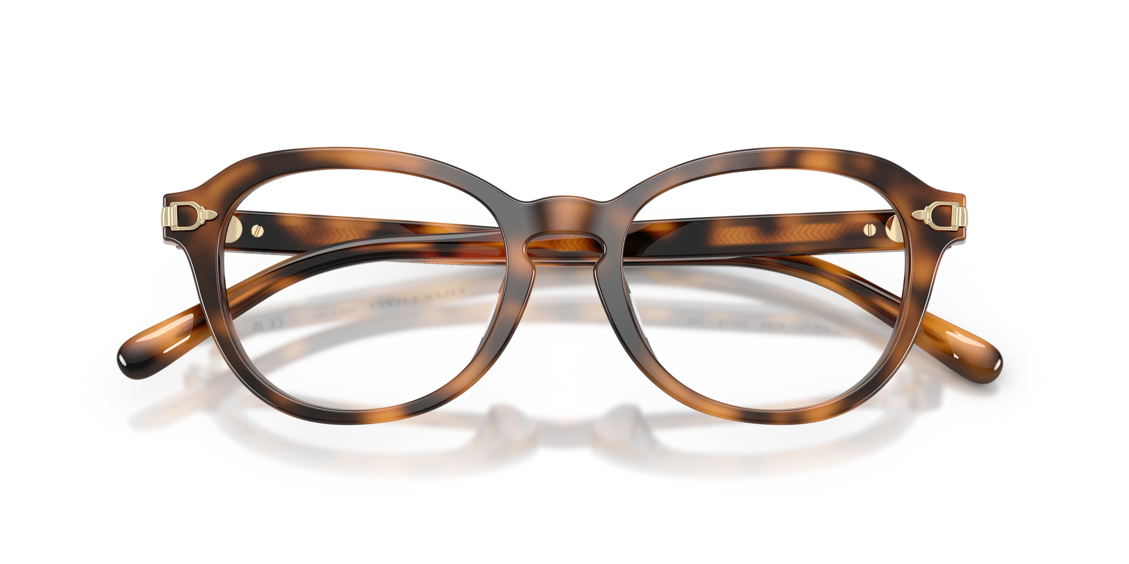 Ralph Lauren RL6267U 6089 Montature da vista Acetato Tartaruga Trasparente Rotonda Normale - immagine 2