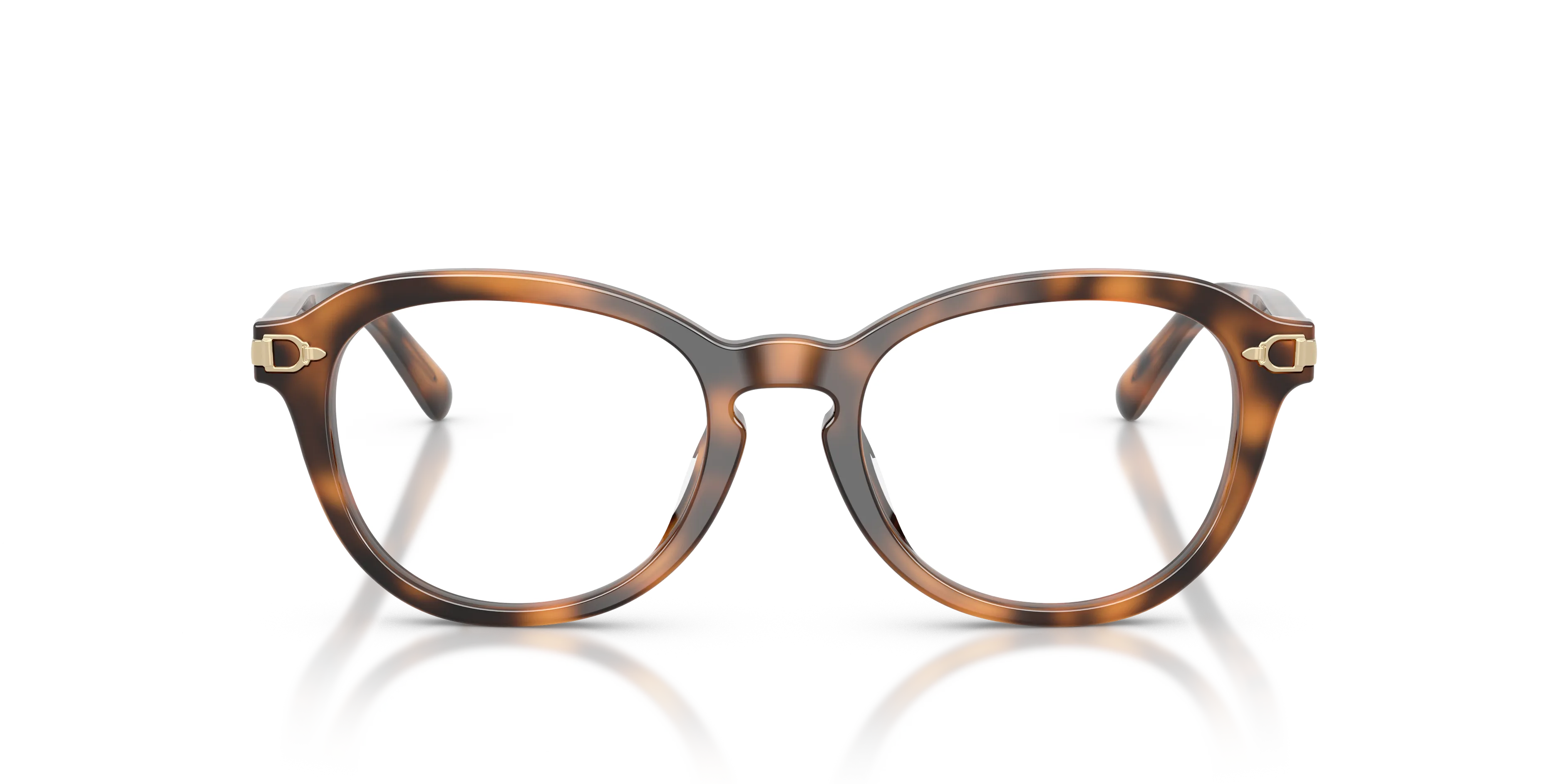 Ralph Lauren RL6267U 6089 Montature da vista Acetato Tartaruga Trasparente Rotonda Normale - immagine 3