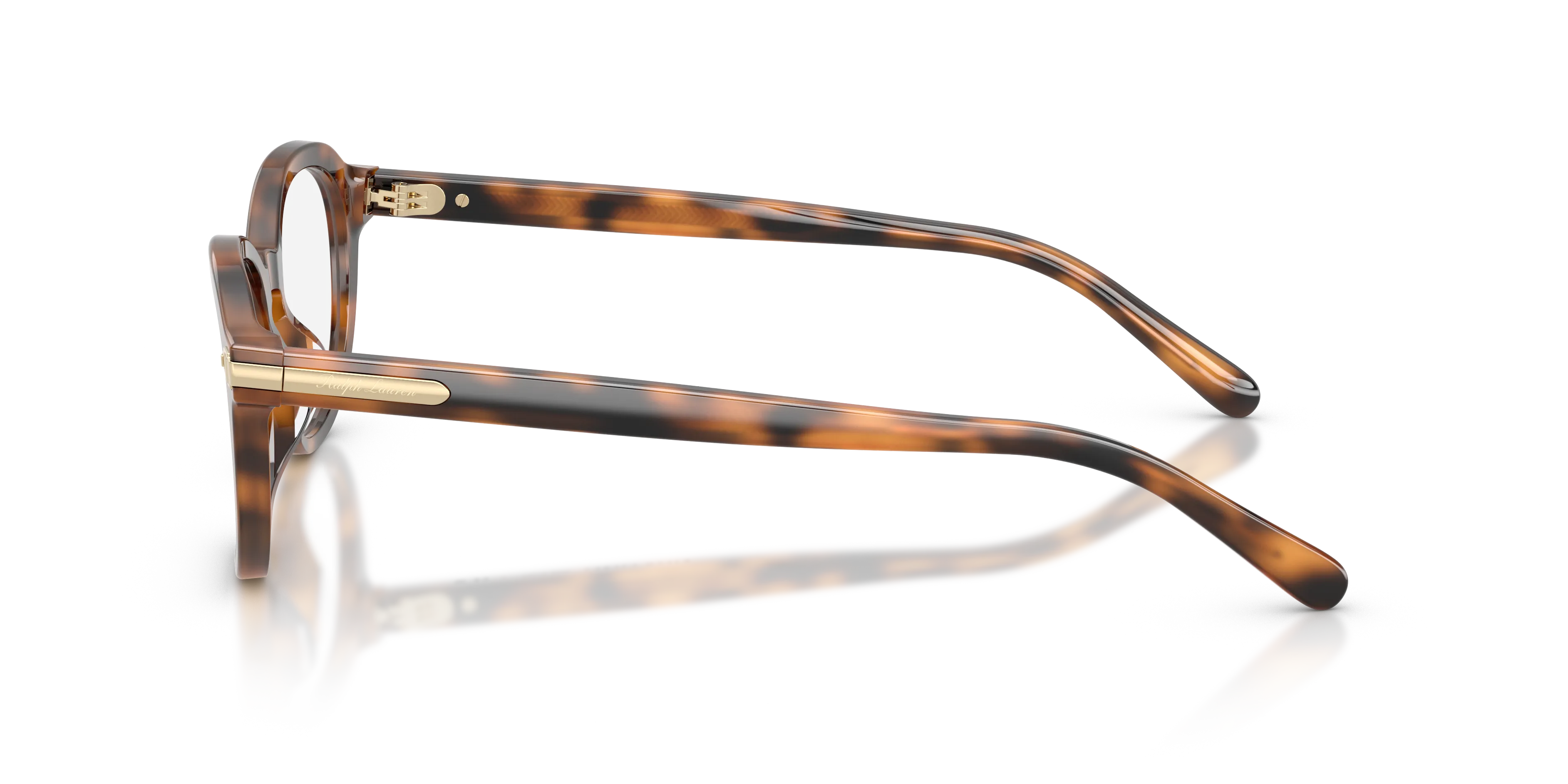 Ralph Lauren RL6267U 6089 Montature da vista Acetato Tartaruga Trasparente Rotonda Normale - immagine 4