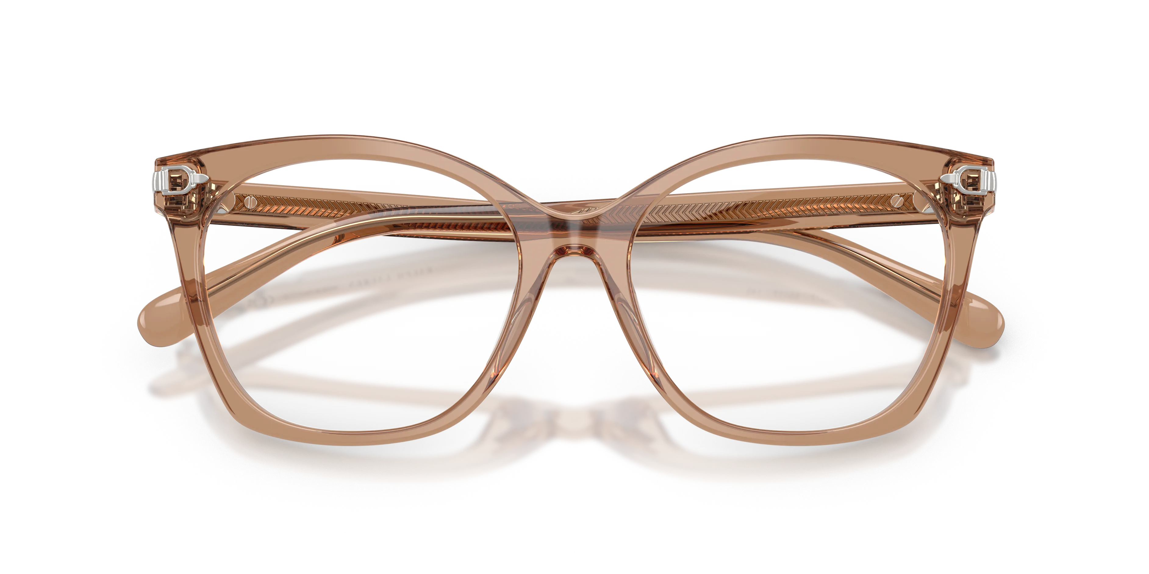 Ralph Lauren RL6266U 6377 Montature da vista Acetato Marrone Trasparente Farfalla Normale - immagine 2