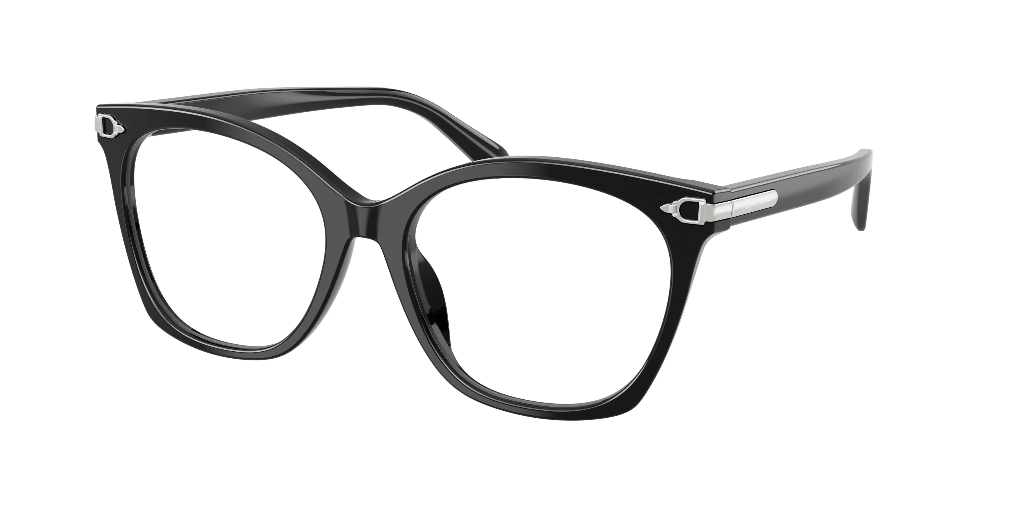 Ralph Lauren RL6266U 5001 Montature da vista Acetato Nero Trasparente Farfalla Normale - immagine 1