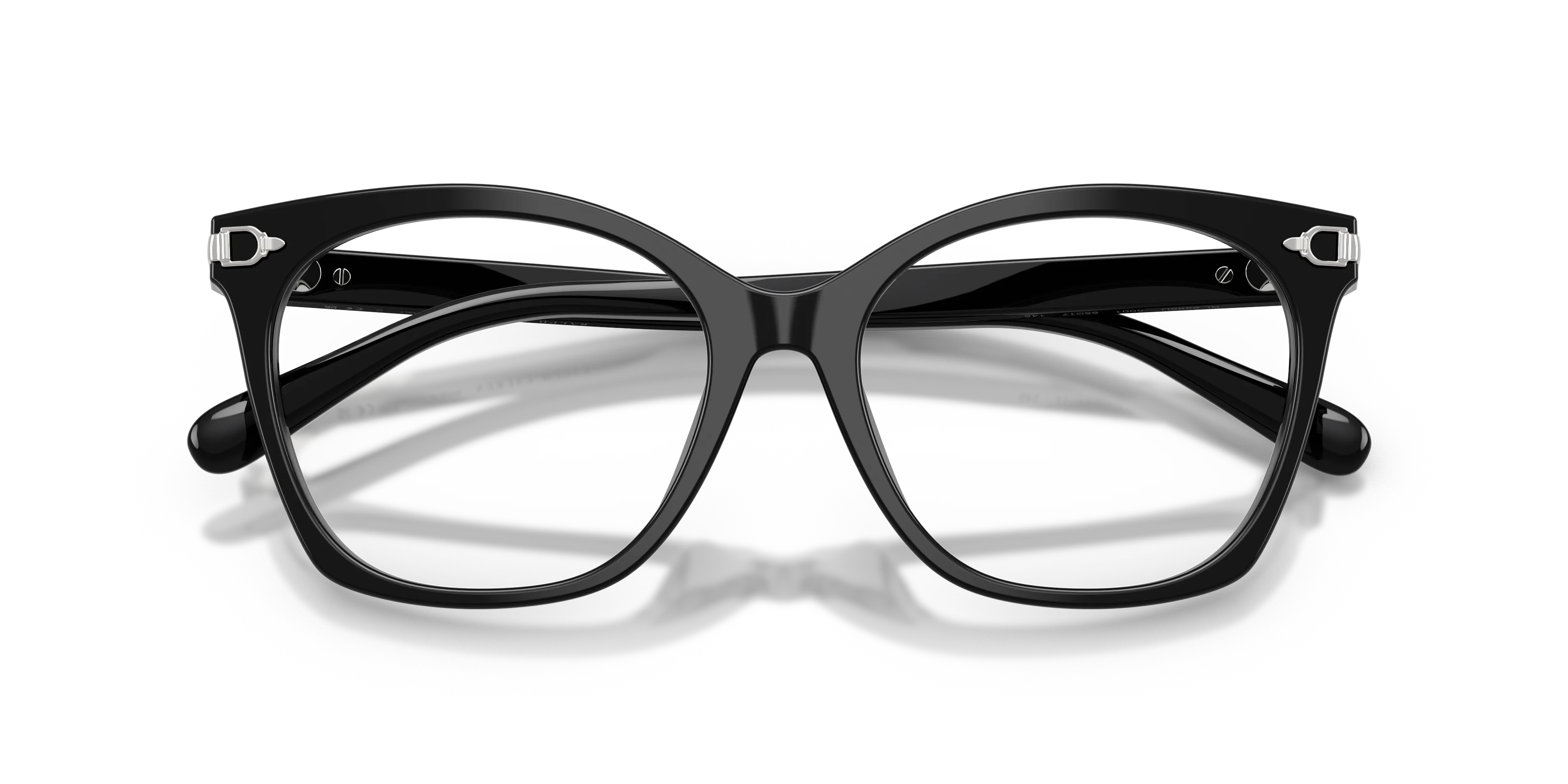 Ralph Lauren RL6266U 5001 Montature da vista Acetato Nero Trasparente Farfalla Normale - immagine 2