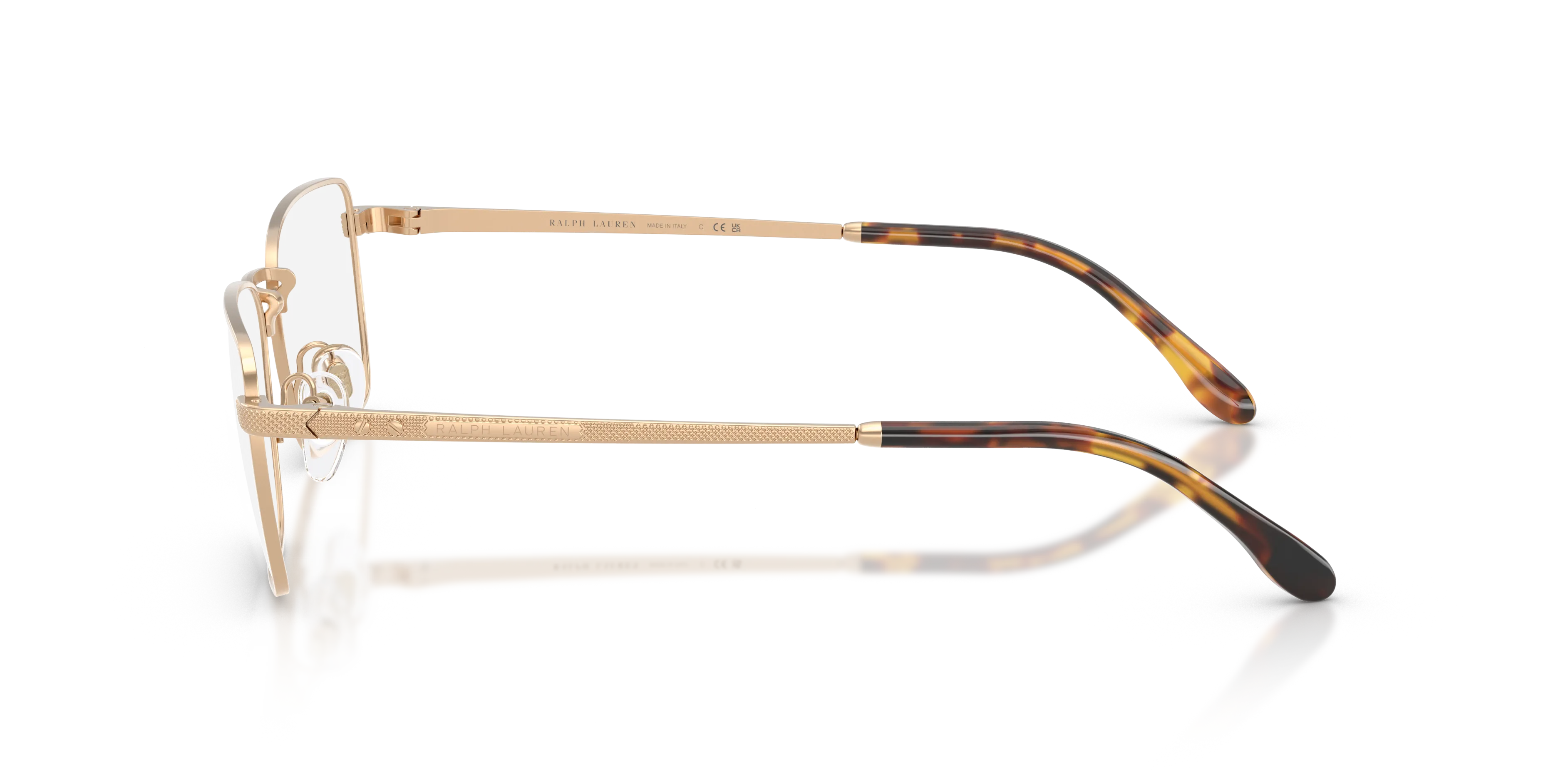 Ralph Lauren RL5145 9487 Montature da vista Acciaio Oro Trasparente Squadrata Normale - immagine 4