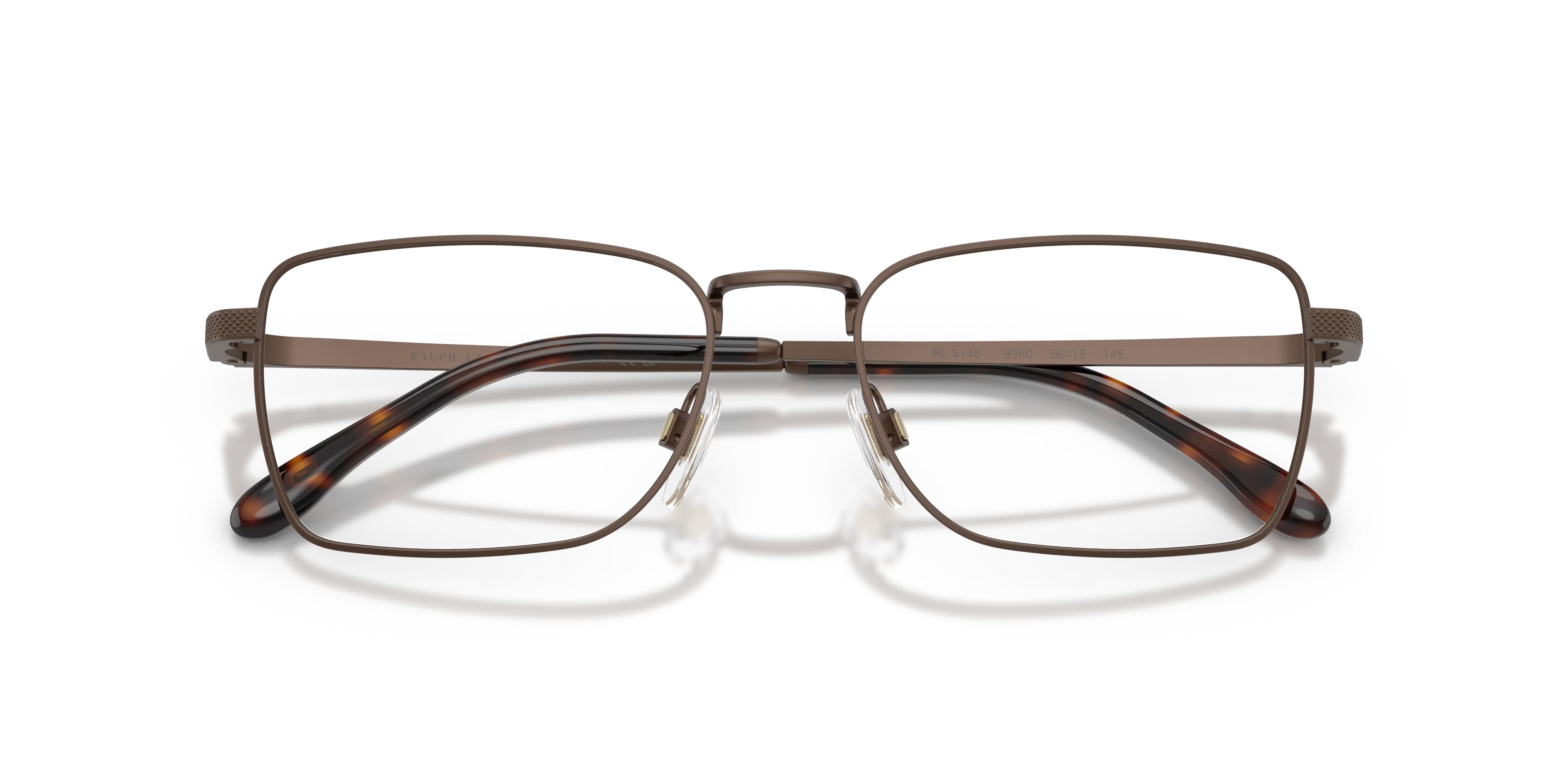 Ralph Lauren RL5145 9360 Montature da vista Acciaio Marrone Trasparente Squadrata Normale - immagine 2