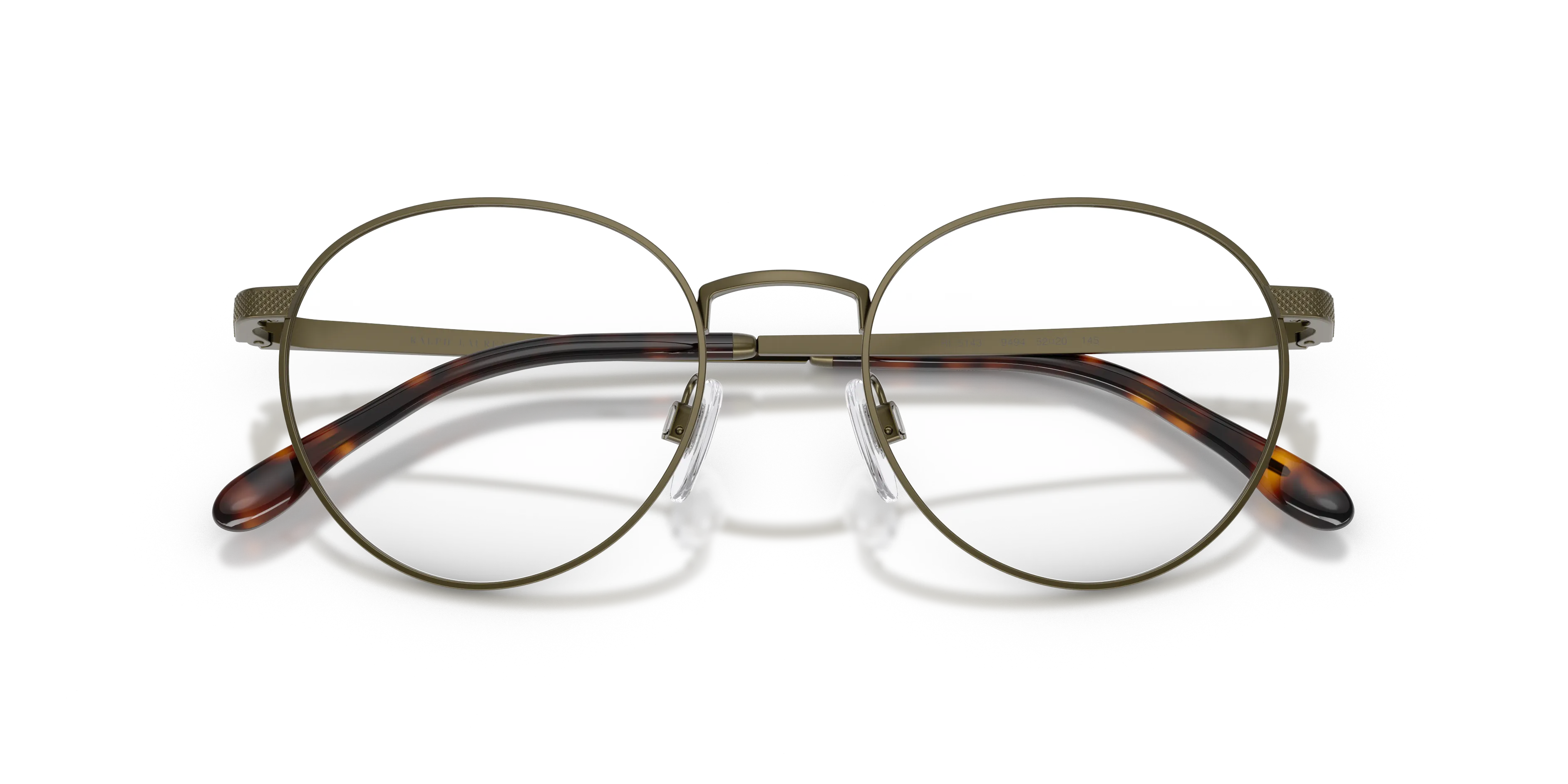 Ralph Lauren RL5143 9494 Montature da vista Acciaio Verde Trasparente Rotonda Normale - immagine 2