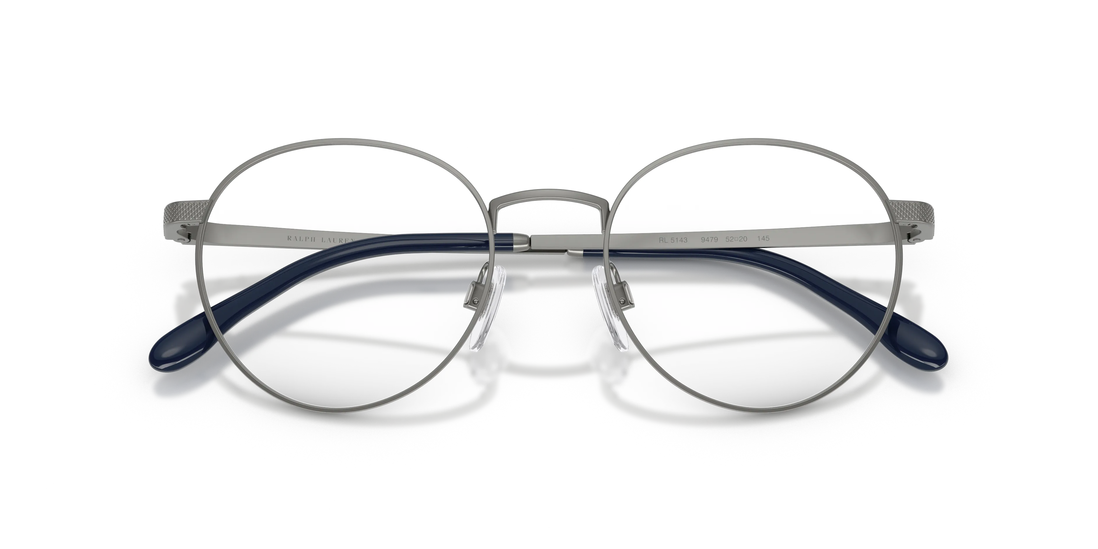 Ralph Lauren RL5143 9479 Montature da vista Acciaio Grigio Trasparente Rotonda Normale - immagine 2