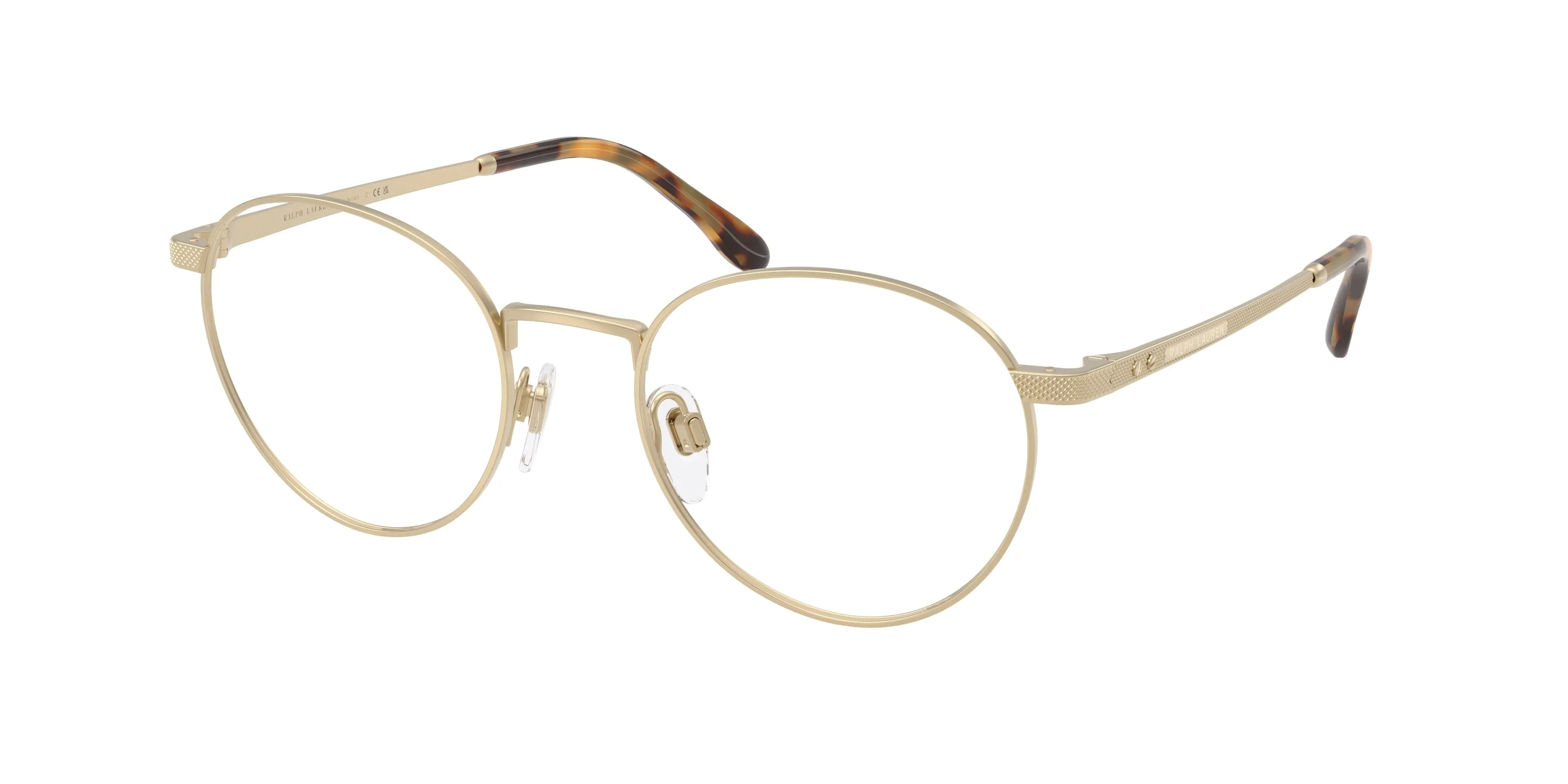 Ralph Lauren RL5143 9478 Montature da vista Acciaio Oro Trasparente Rotonda Normale - immagine 1