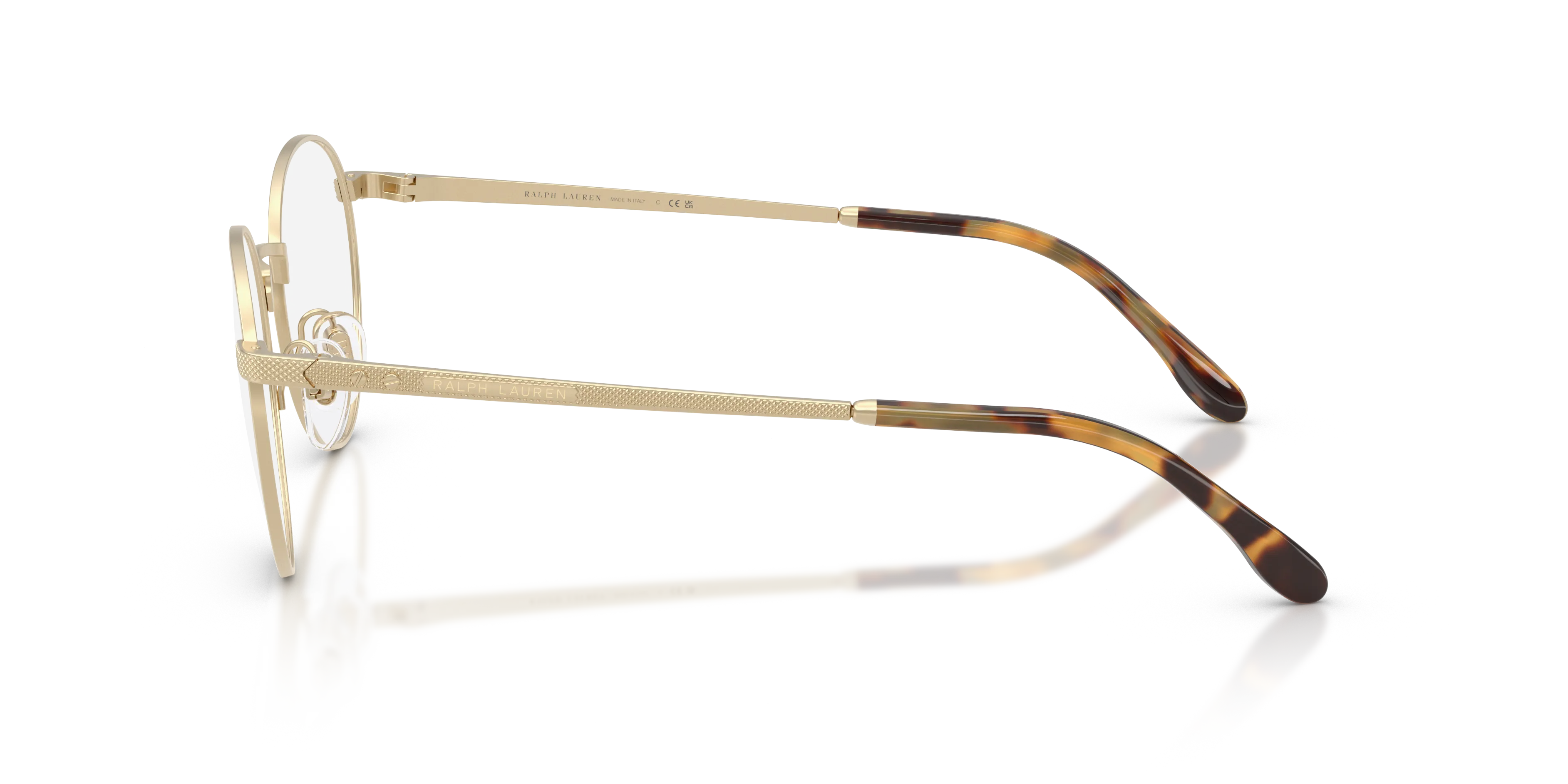 Ralph Lauren RL5143 9478 Montature da vista Acciaio Oro Trasparente Rotonda Normale - immagine 4