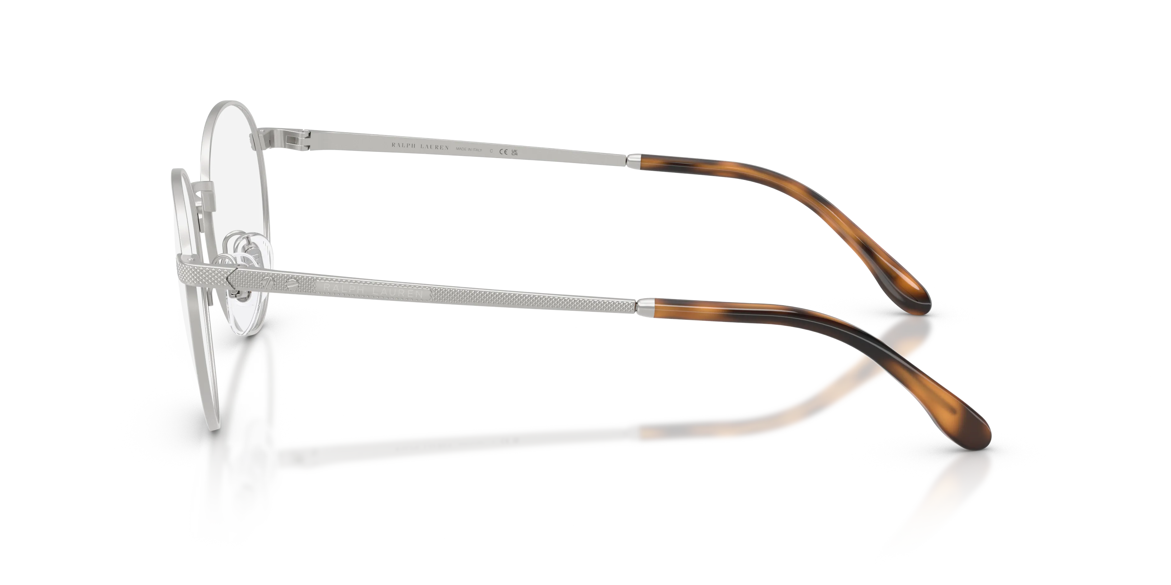 Ralph Lauren RL5143 9466 Montature da vista Acciaio Argento Trasparente Rotonda Normale - immagine 4