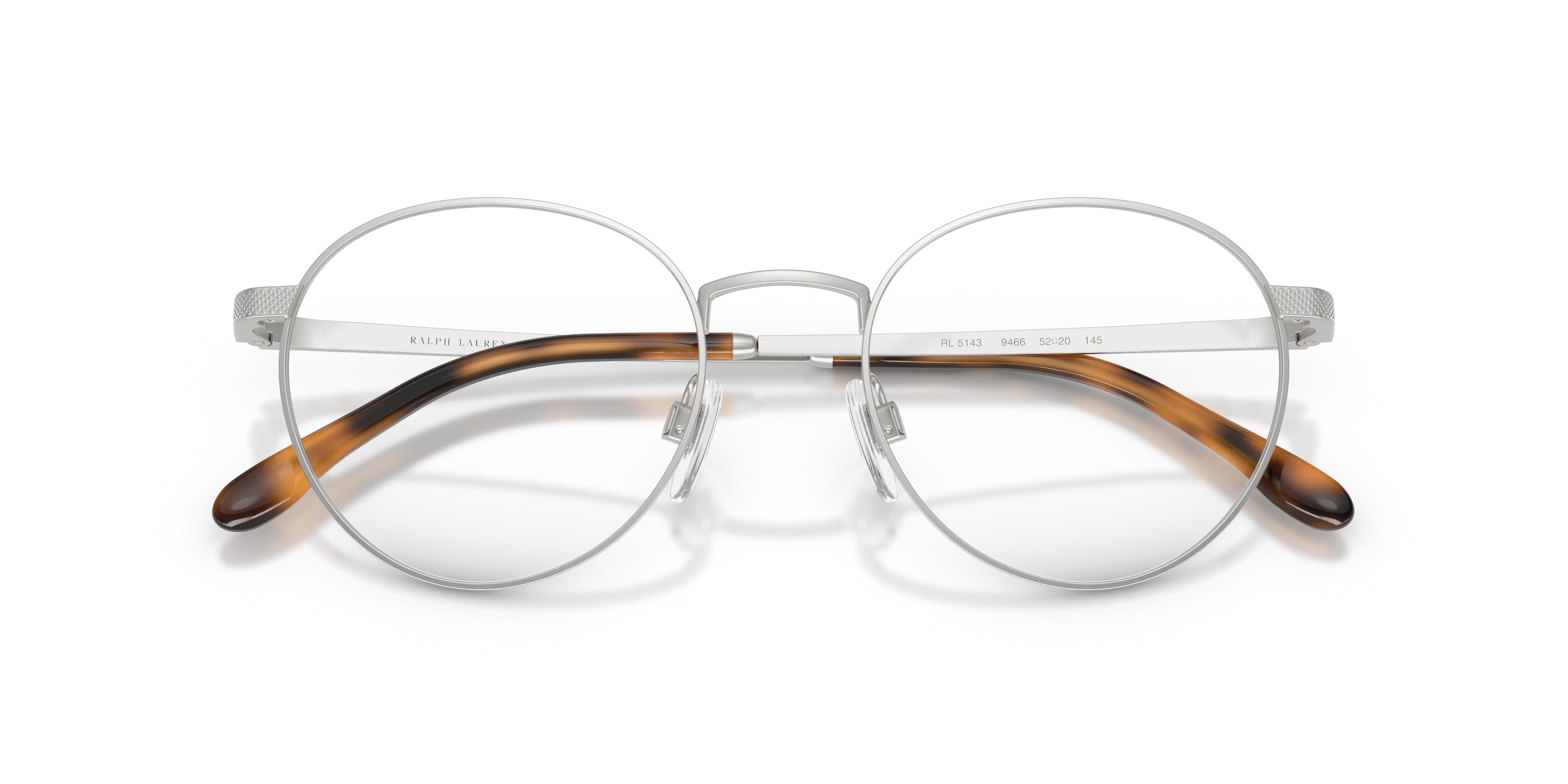 Ralph Lauren RL5143 9466 Montature da vista Acciaio Argento Trasparente Rotonda Normale - immagine 2