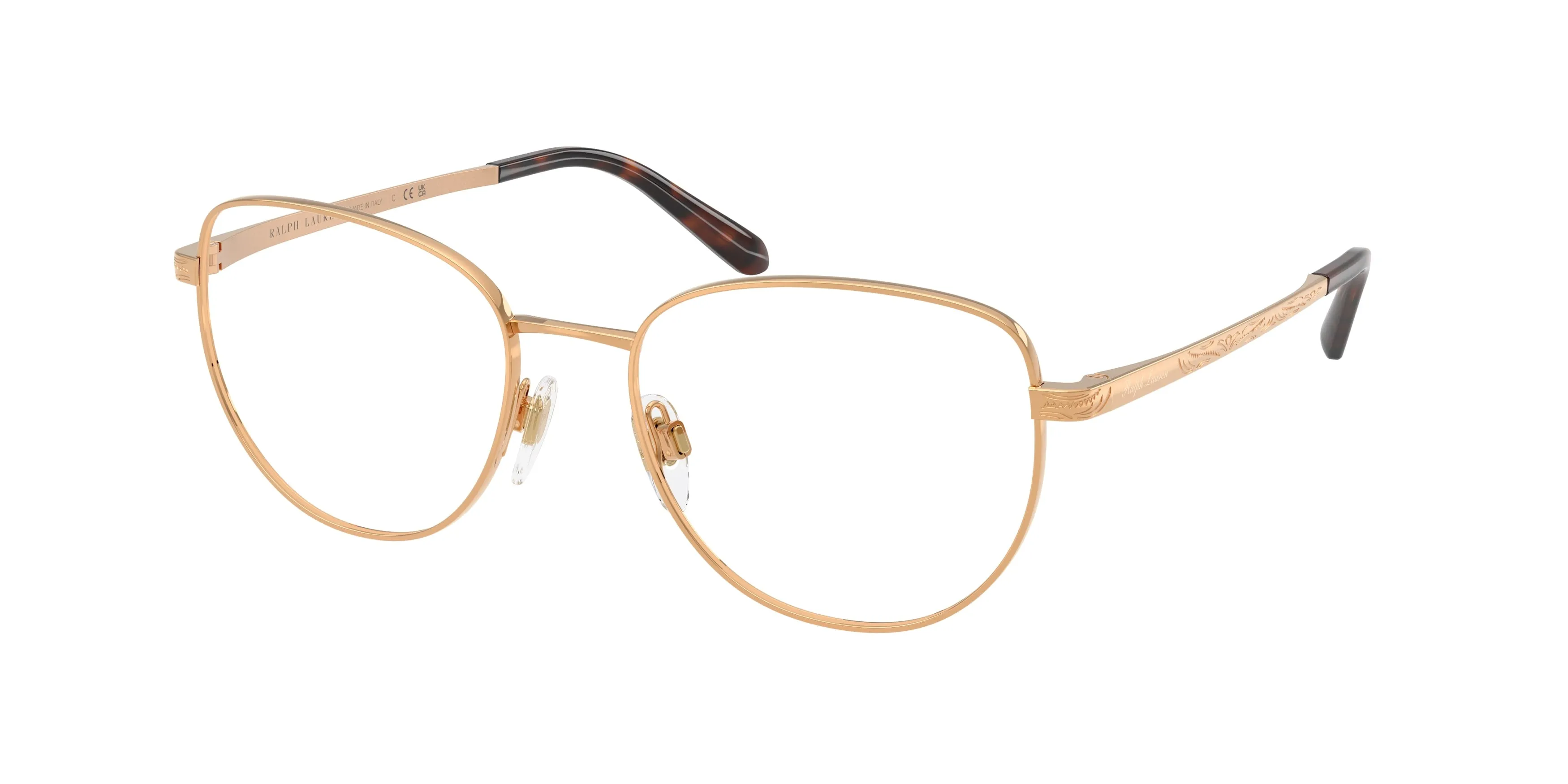 Ralph Lauren RL5141 9153 Montature da vista Metallo Oro Trasparente Rotonda Normale - immagine 1