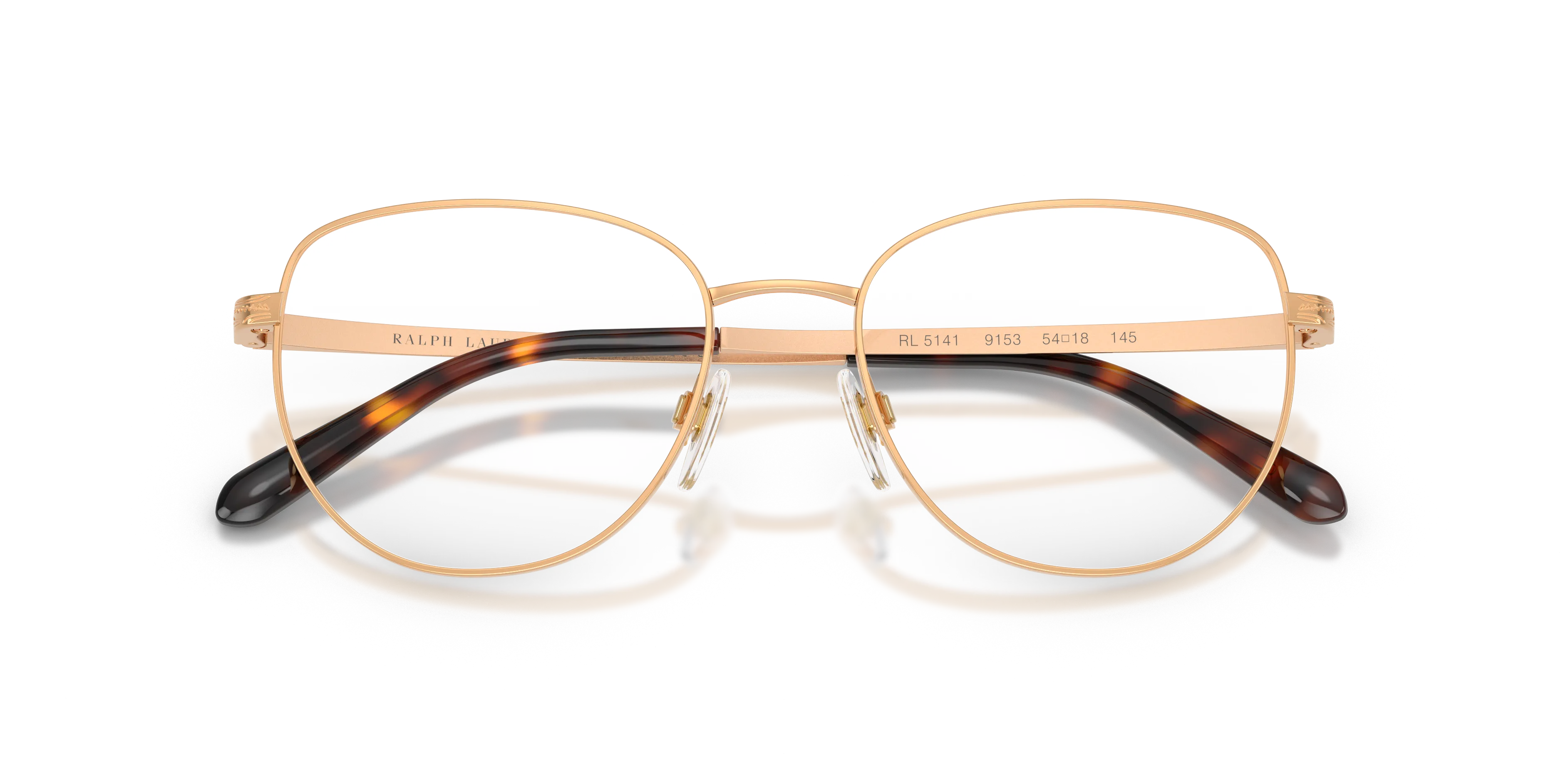 Ralph Lauren RL5141 9153 Montature da vista Metallo Oro Trasparente Rotonda Normale - immagine 2