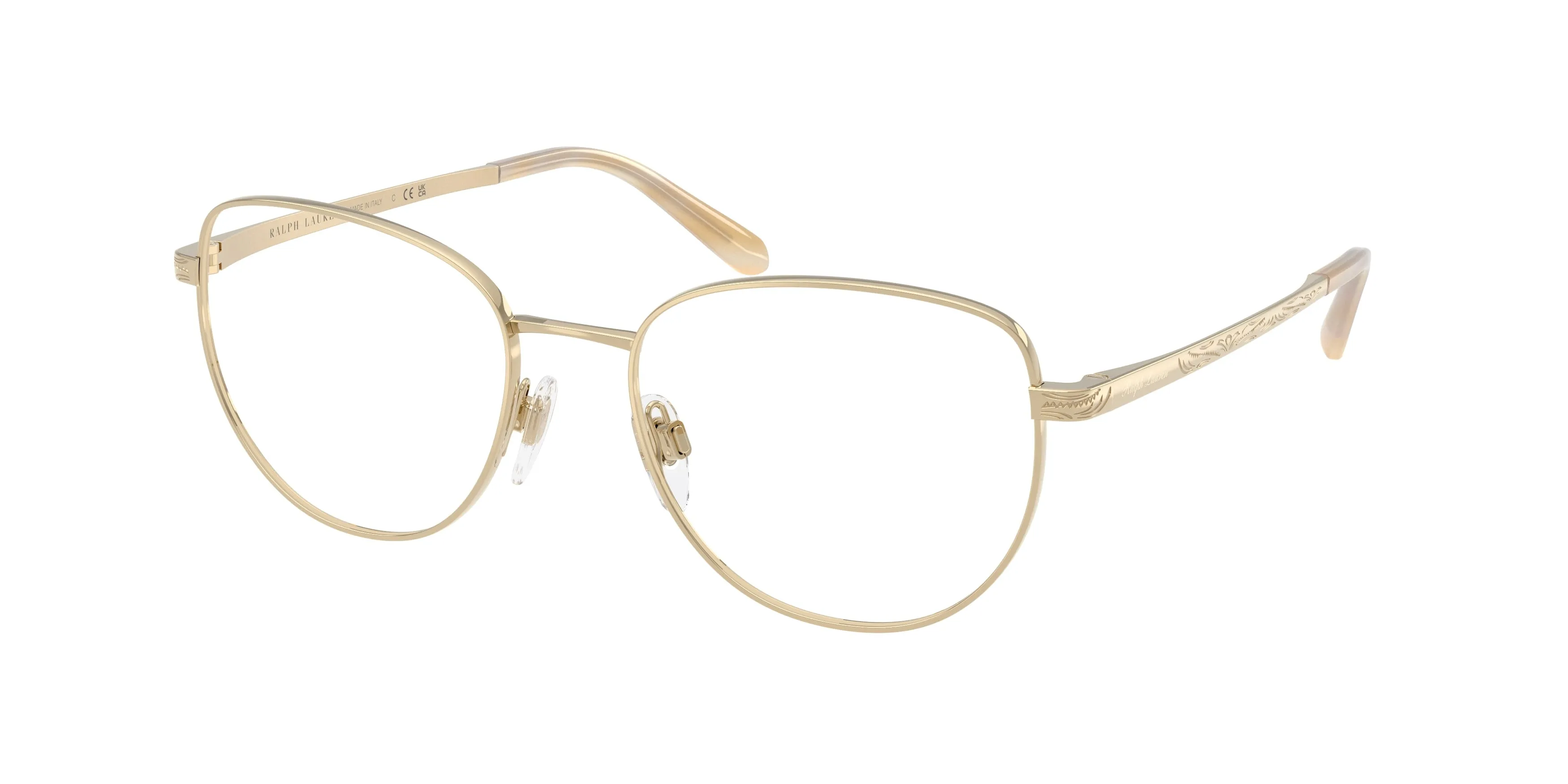 Ralph Lauren RL5141 9116 Montature da vista Metallo Oro Trasparente Rotonda Normale - immagine 1
