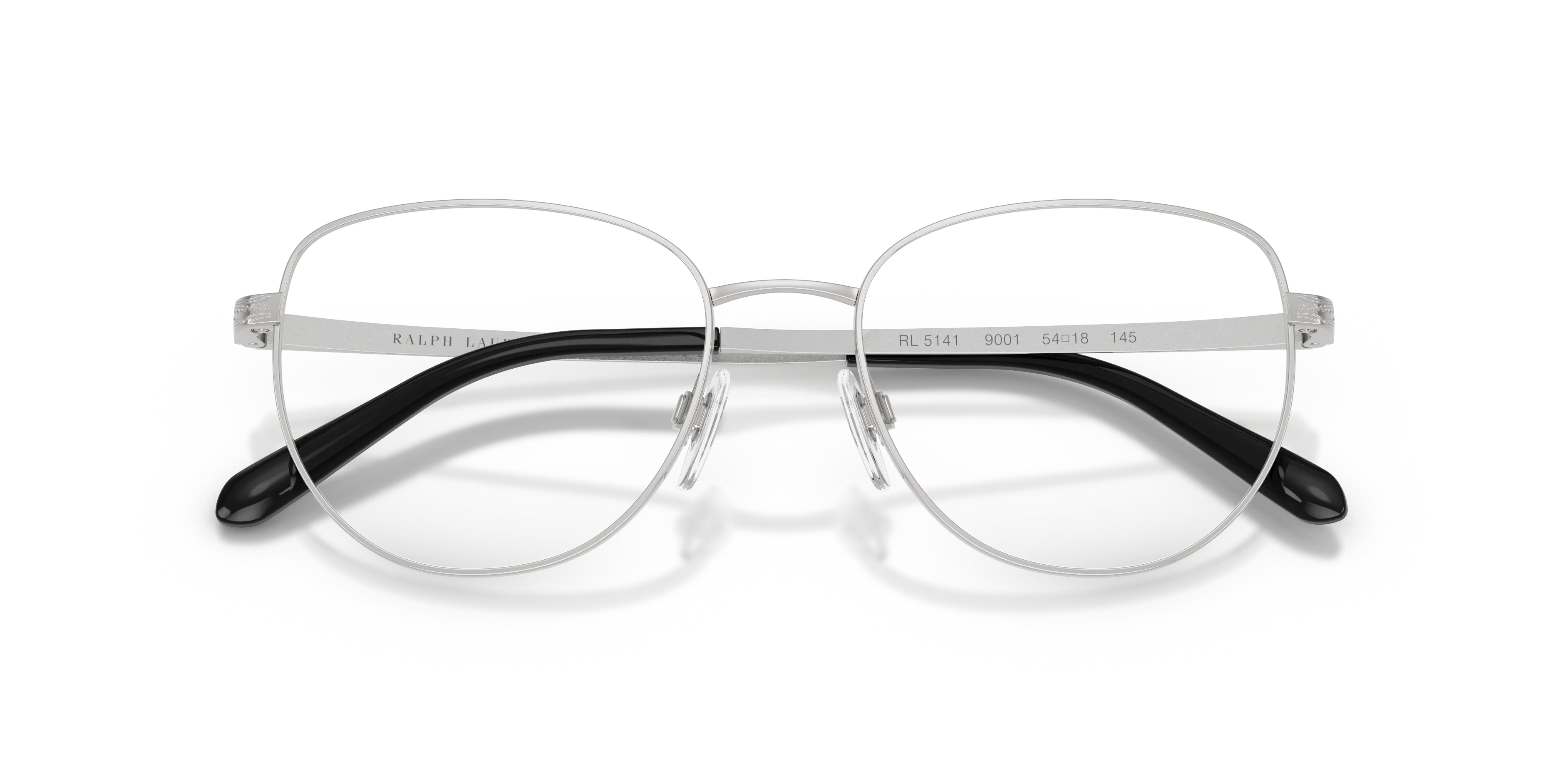 Ralph Lauren RL5141 9001 Montature da vista Metallo Argento Trasparente Rotonda Normale - immagine 2