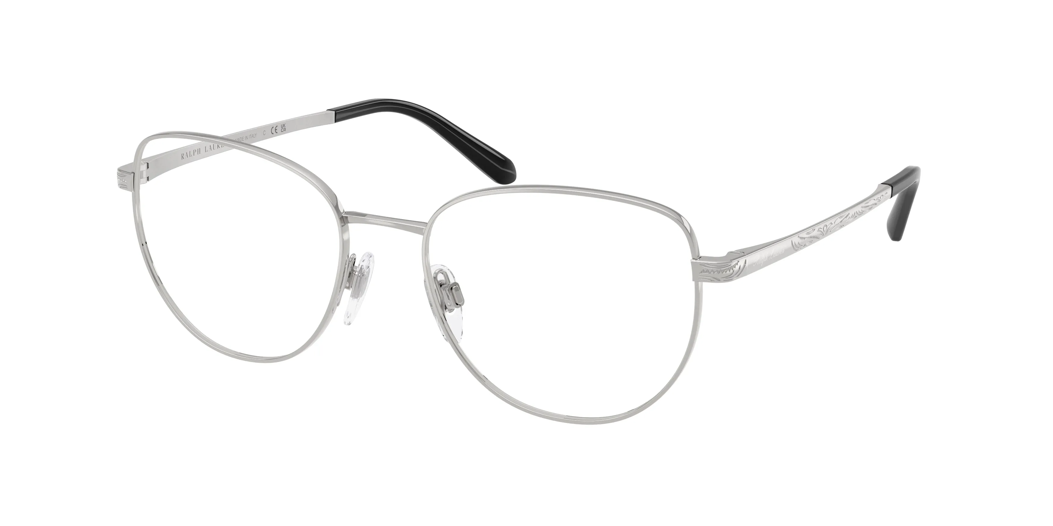 Ralph Lauren RL5141 9001 Montature da vista Metallo Argento Trasparente Rotonda Normale - immagine 1