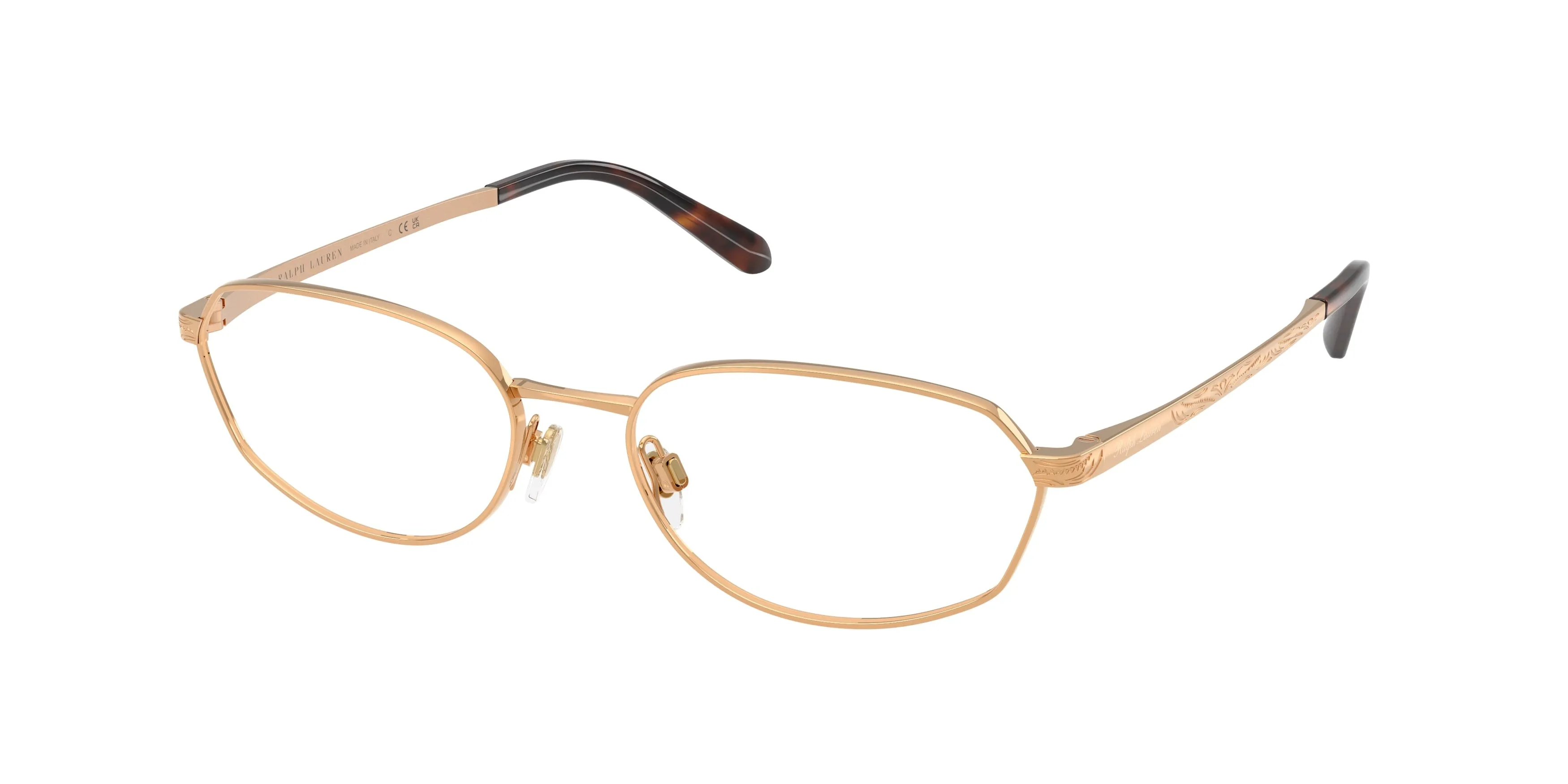 Ralph Lauren RL5140 9153 Montature da vista Metallo Oro Trasparente Geometrica Normale - immagine 1