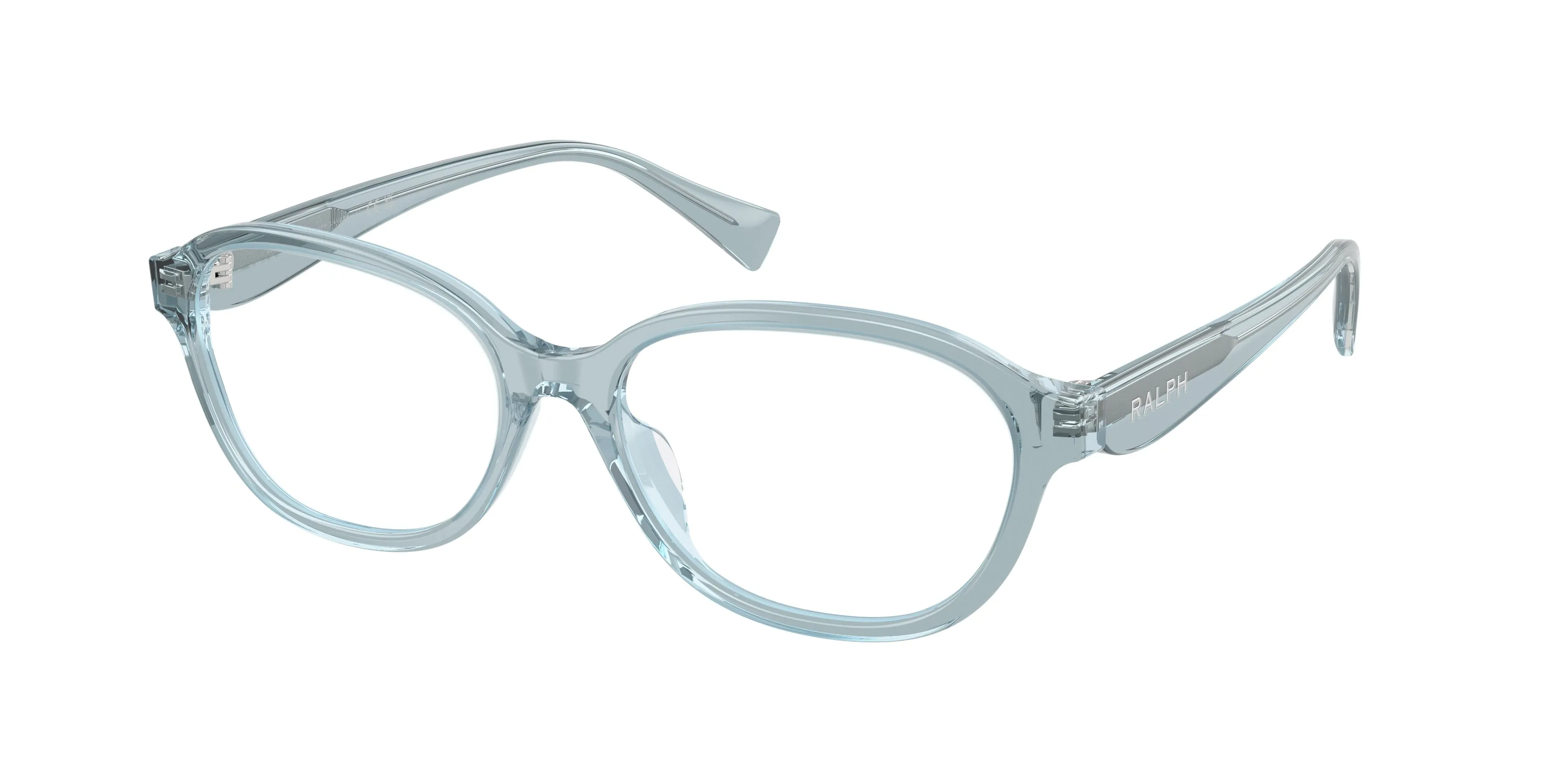 Ralph Lauren RA7203U 6382 Montature da vista Acetato Blu Trasparente Pillow Normale - immagine 1