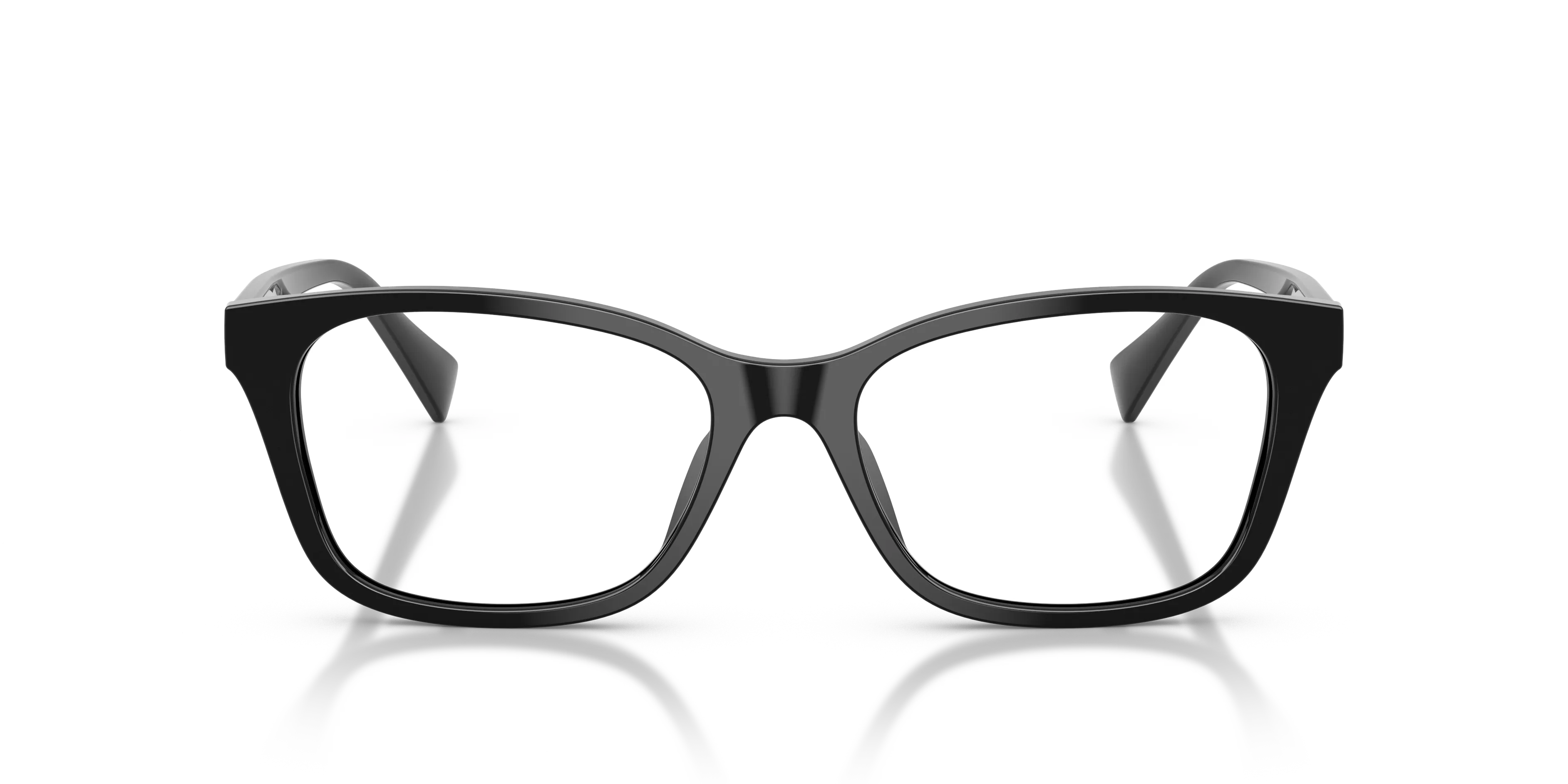 Ralph Lauren RA7202U 5001 Montature da vista Acetato Nero Trasparente Geometrica Normale - immagine 3