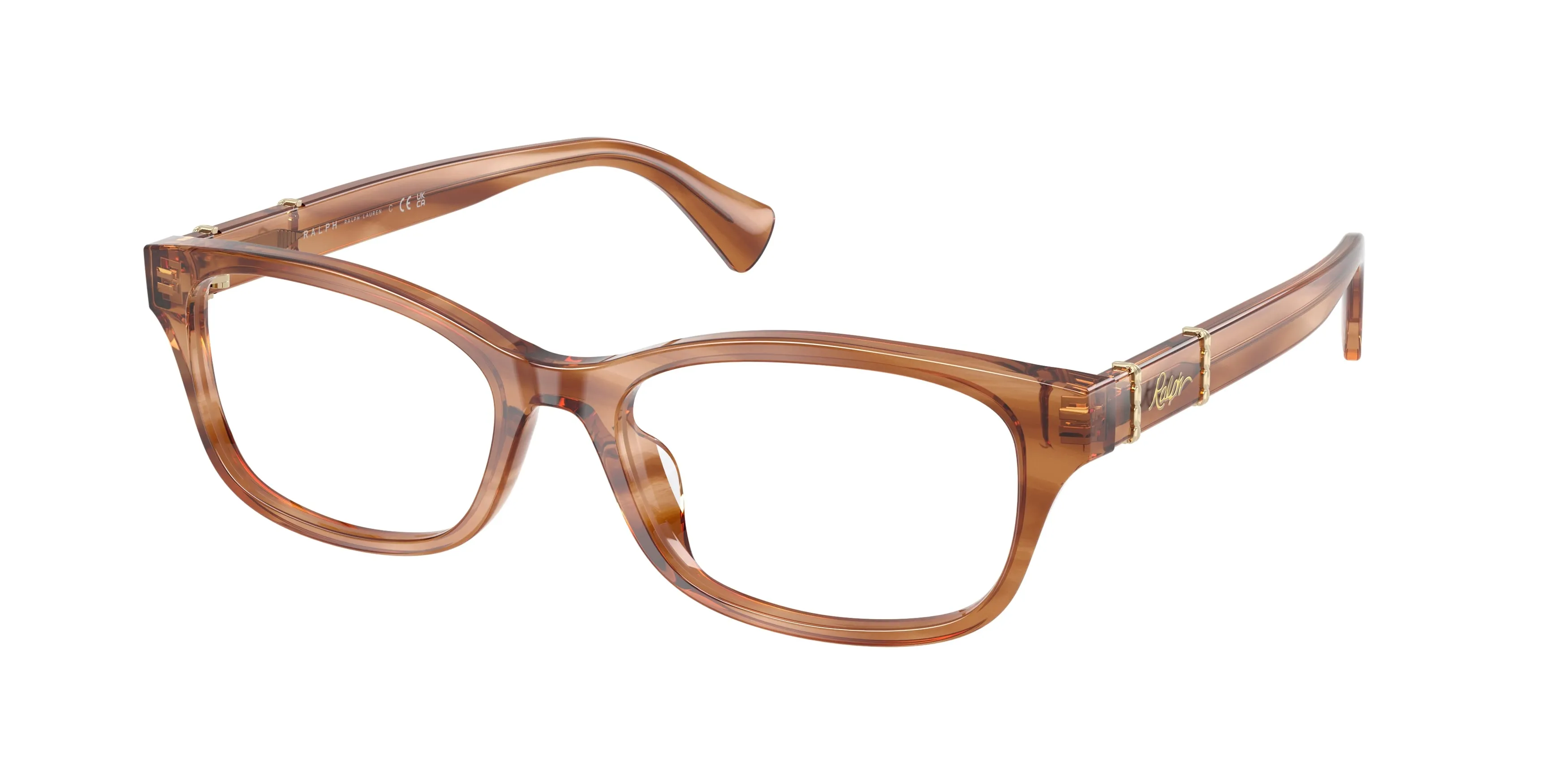 Ralph Lauren RA7201U 6384 Montature da vista Acetato Tartaruga Trasparente Squadrata Normale - immagine 1
