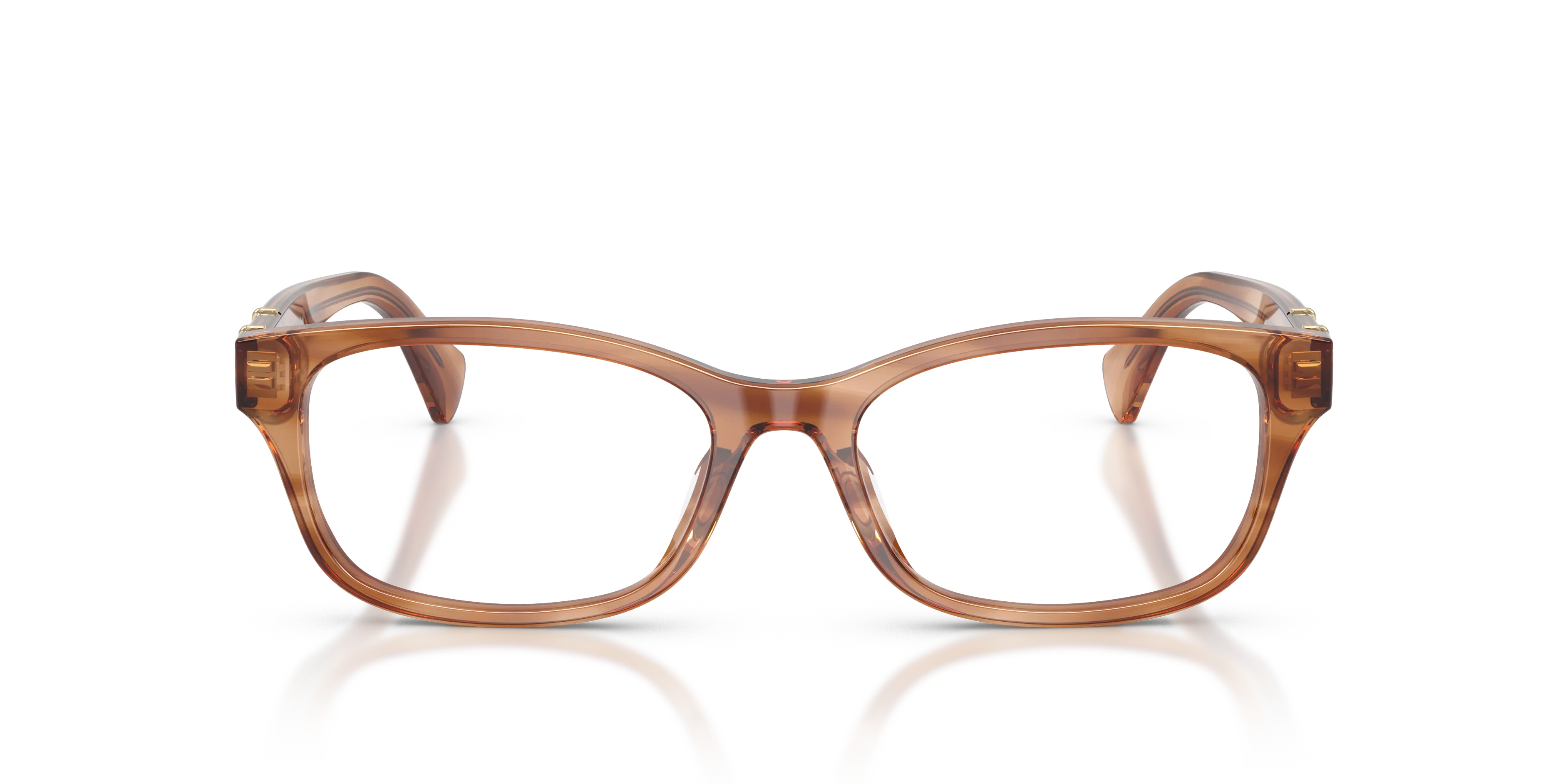 Ralph Lauren RA7201U 6384 Montature da vista Acetato Tartaruga Trasparente Squadrata Normale - immagine 3