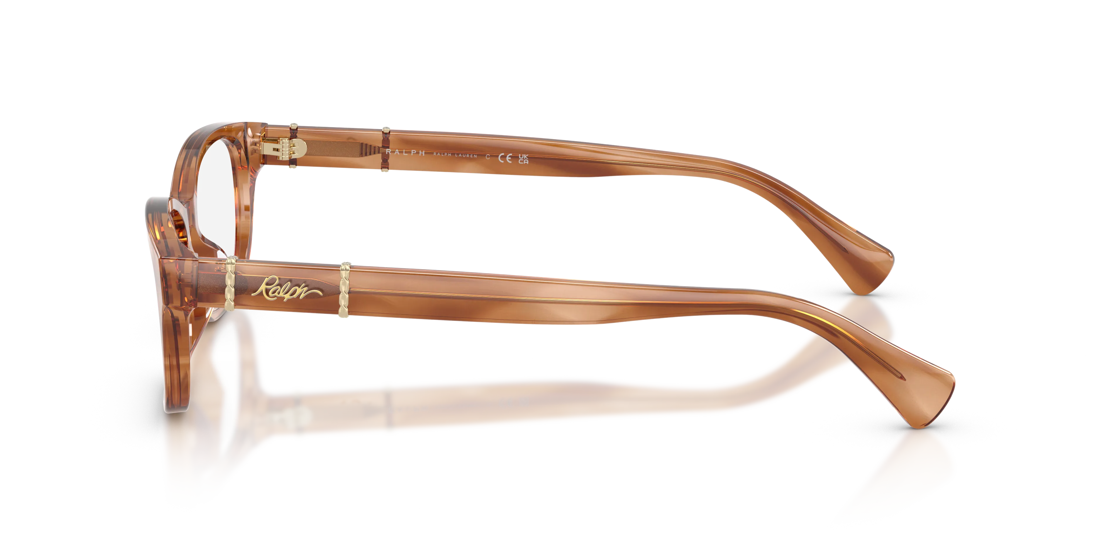 Ralph Lauren RA7201U 6384 Montature da vista Acetato Tartaruga Trasparente Squadrata Normale - immagine 4