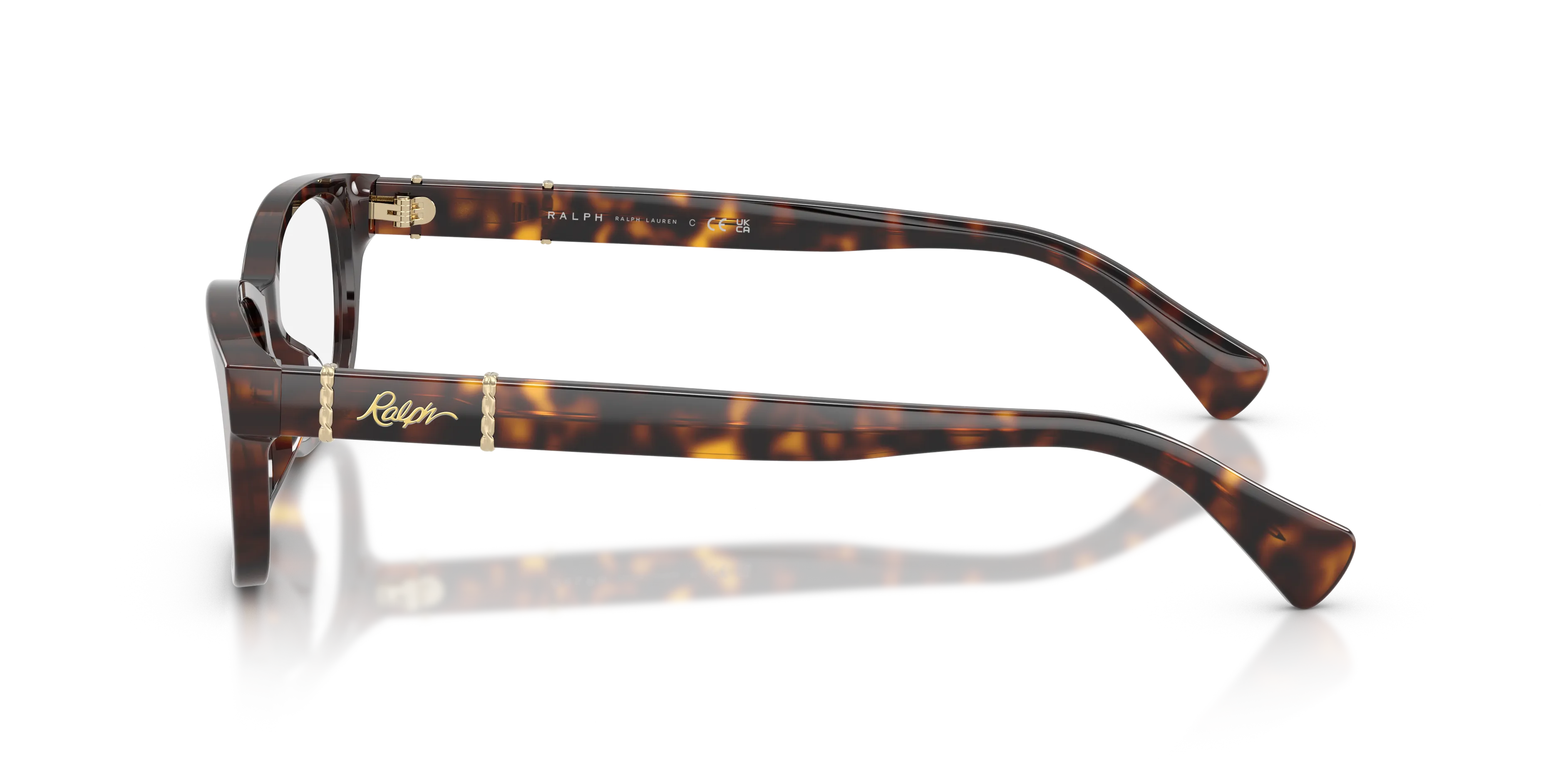 Ralph Lauren RA7201U 5003 Montature da vista Acetato Tartaruga Trasparente Squadrata Normale - immagine 4