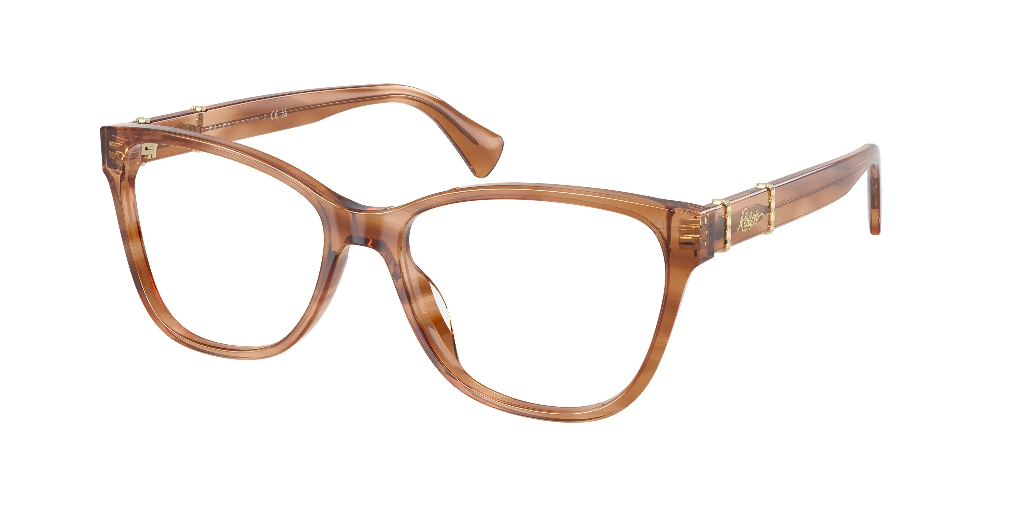 Ralph Lauren RA7199U 6384 Montature da vista Acetato Tartaruga Trasparente Farfalla Normale - immagine 1