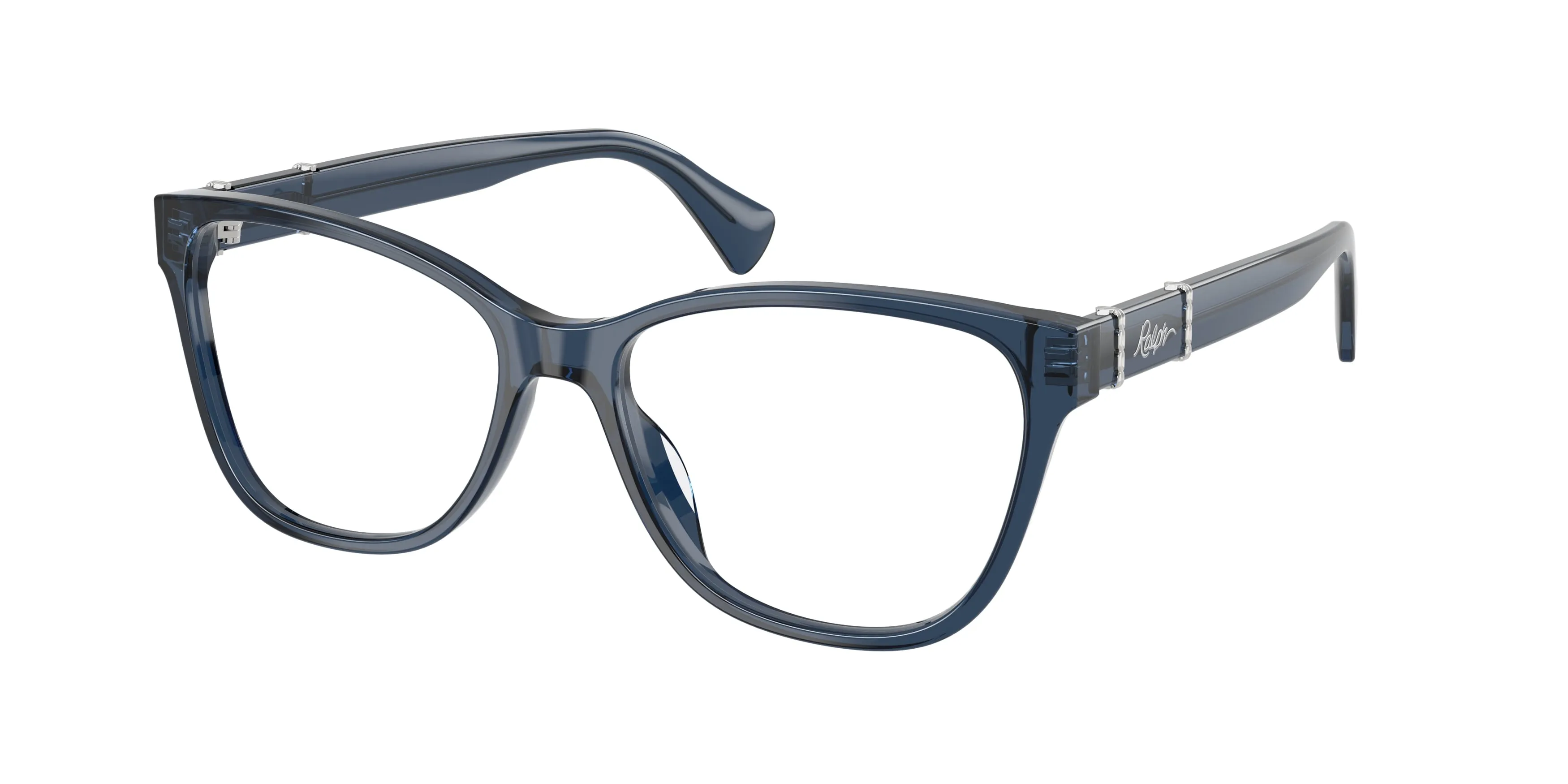 Ralph Lauren RA7199U 6119 Montature da vista Acetato Blu Trasparente Farfalla Normale - immagine 1