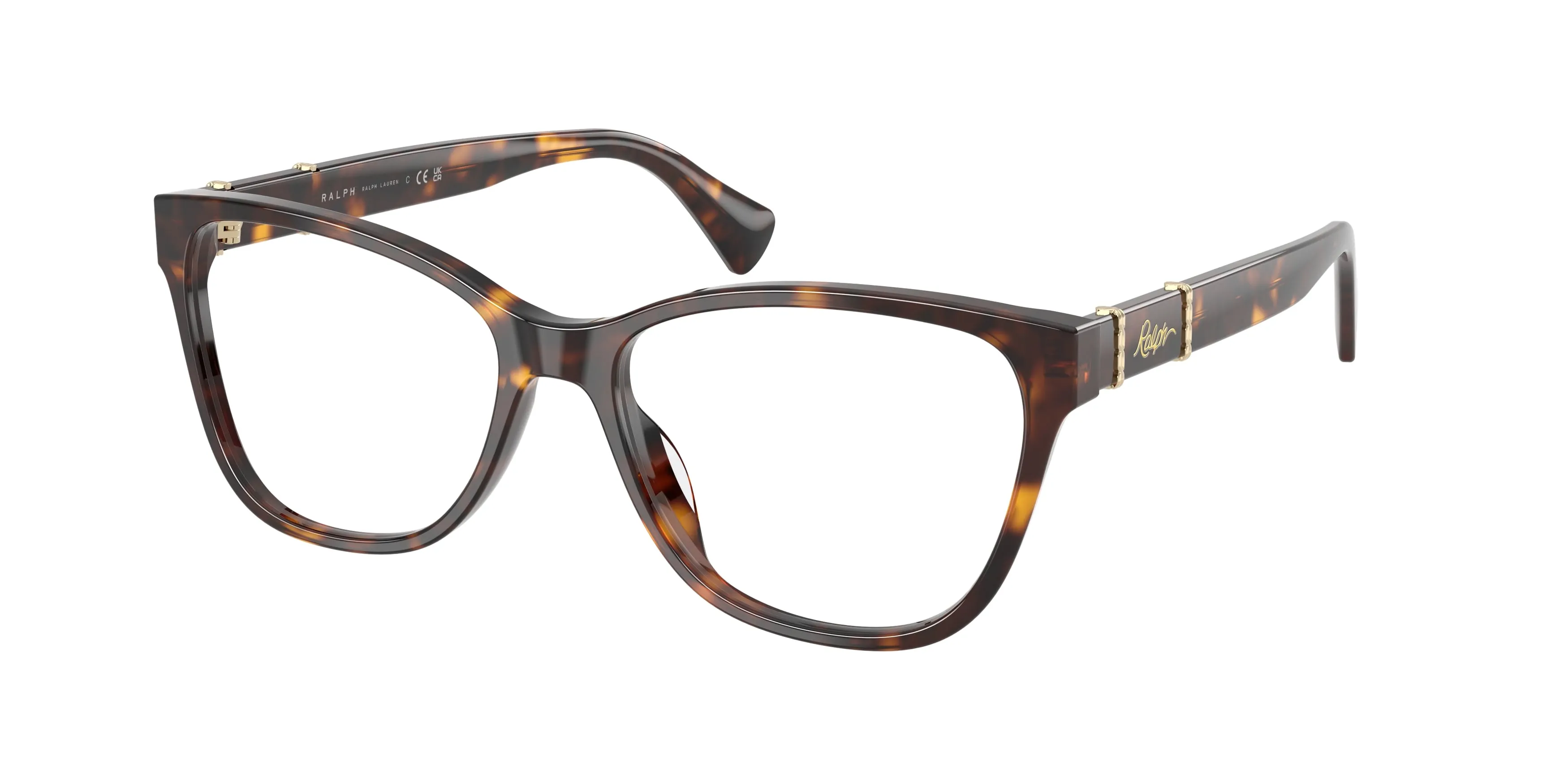Ralph Lauren RA7199U 5003 Montature da vista Acetato Marrone Trasparente Farfalla Normale - immagine 1