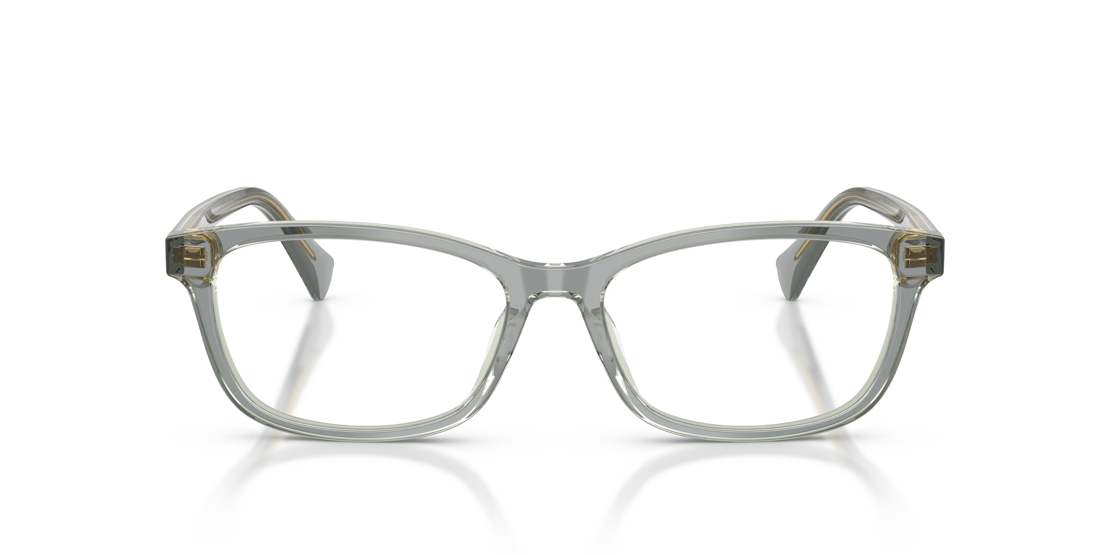 Ralph Lauren RA7194U 6074 Montature da vista Acetato Verde Trasparente Squadrata Normale - immagine 3