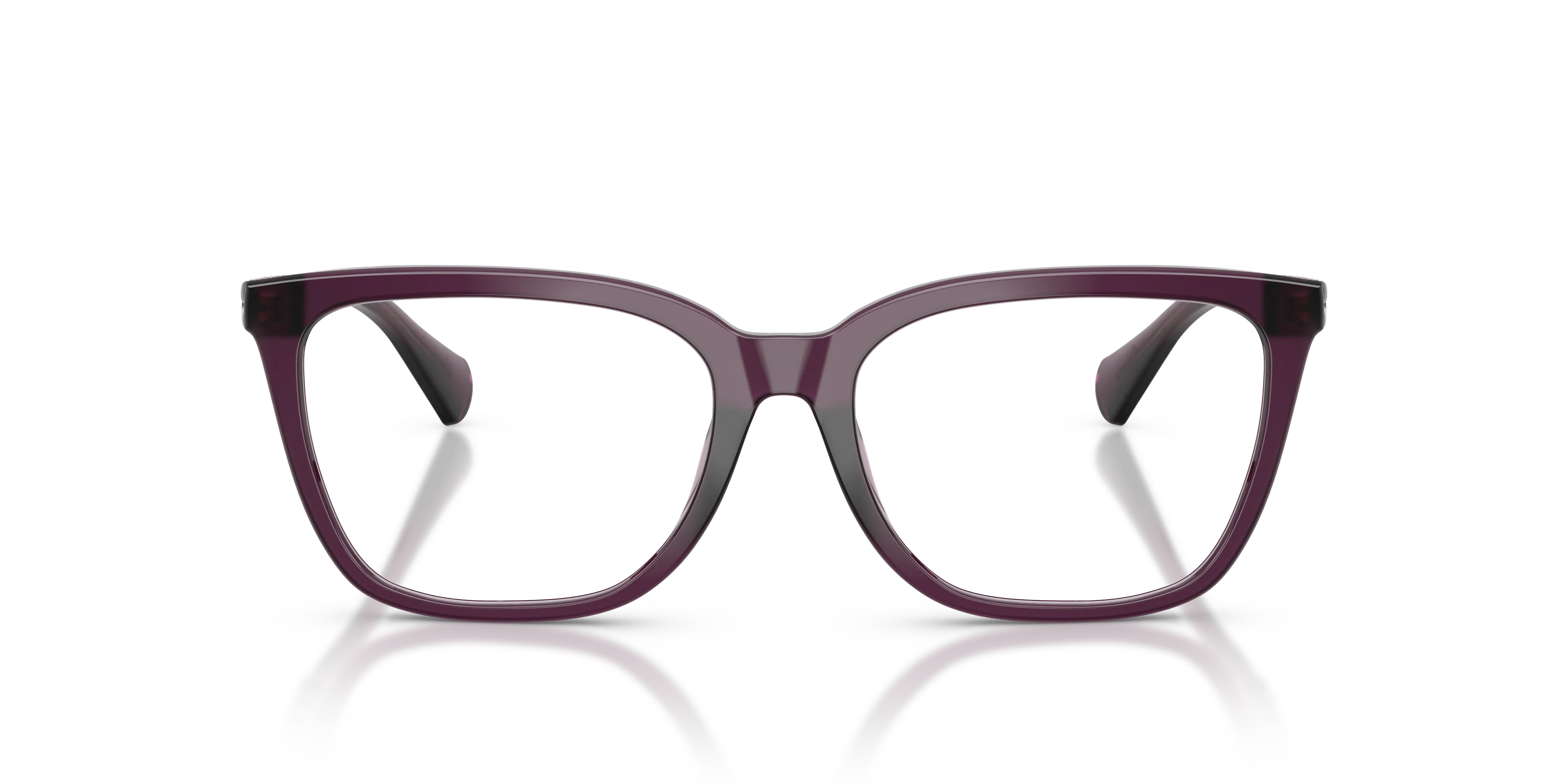 Ralph Lauren RA7178U 6394 Montature da vista Iniettato Viola Trasparente Farfalla Normale - immagine 3