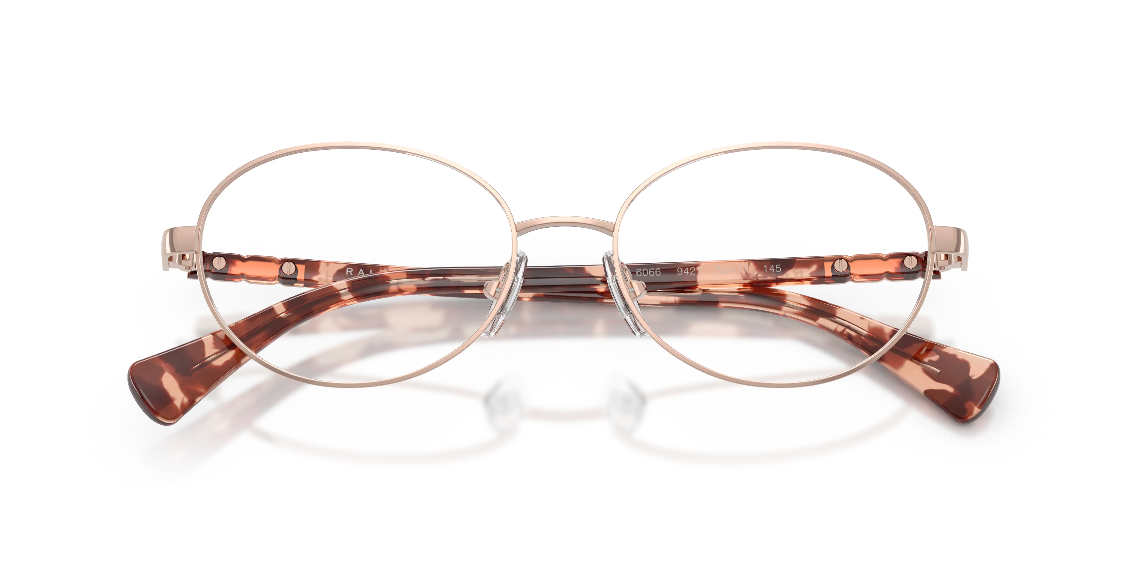 Ralph Lauren RA6066 9427 Montature da vista Metallo Oro Trasparente Rotonda Normale - immagine 2