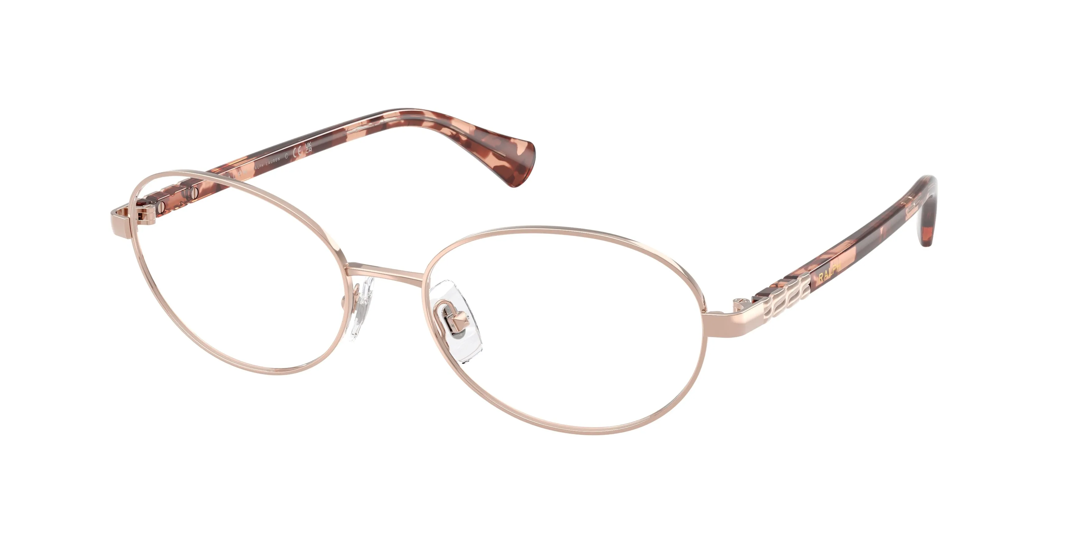 Ralph Lauren RA6066 9427 Montature da vista Metallo Oro Trasparente Rotonda Normale - immagine 1