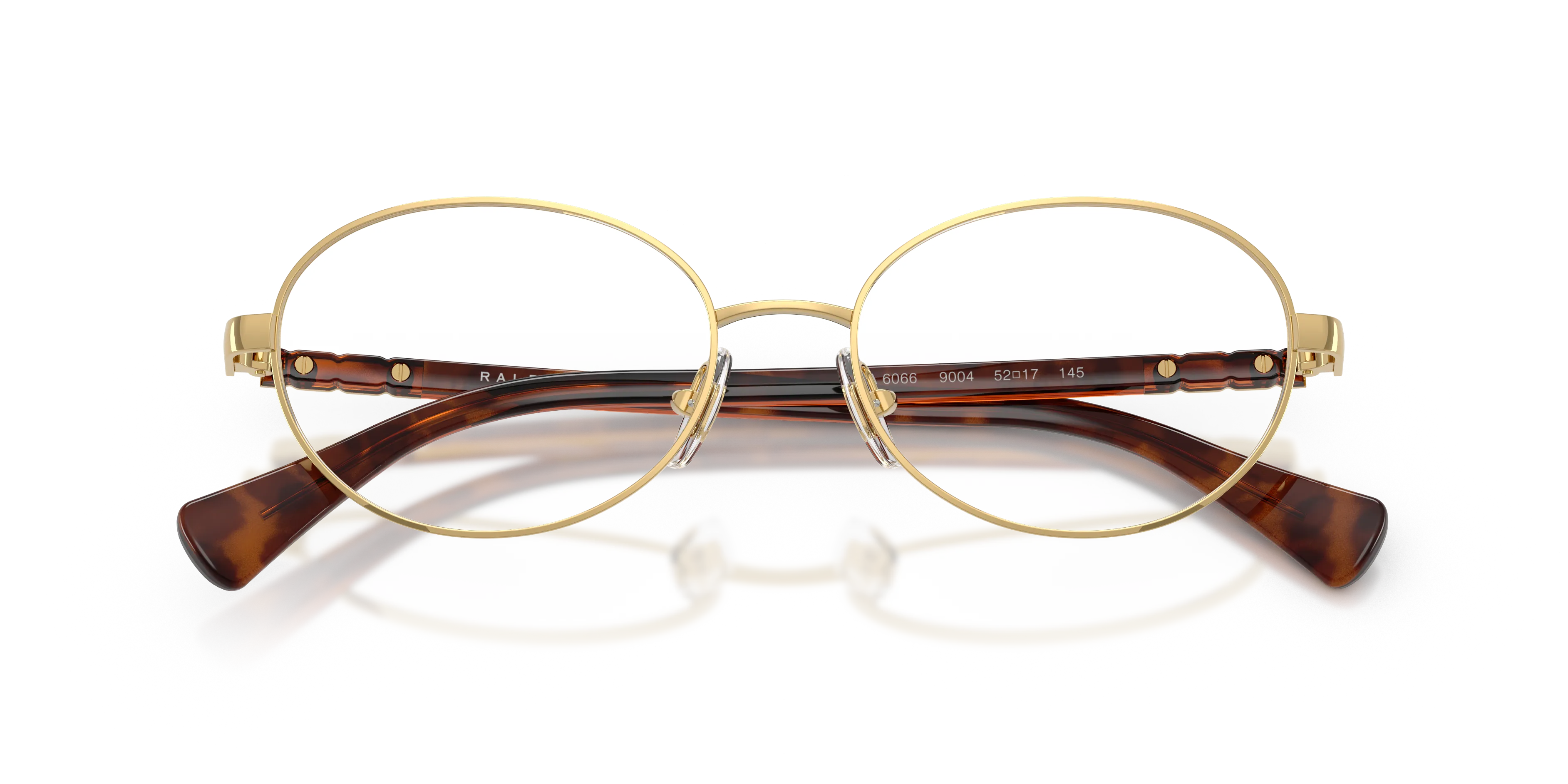 Ralph Lauren RA6066 9004 Montature da vista Metallo Oro Trasparente Rotonda Normale - immagine 2