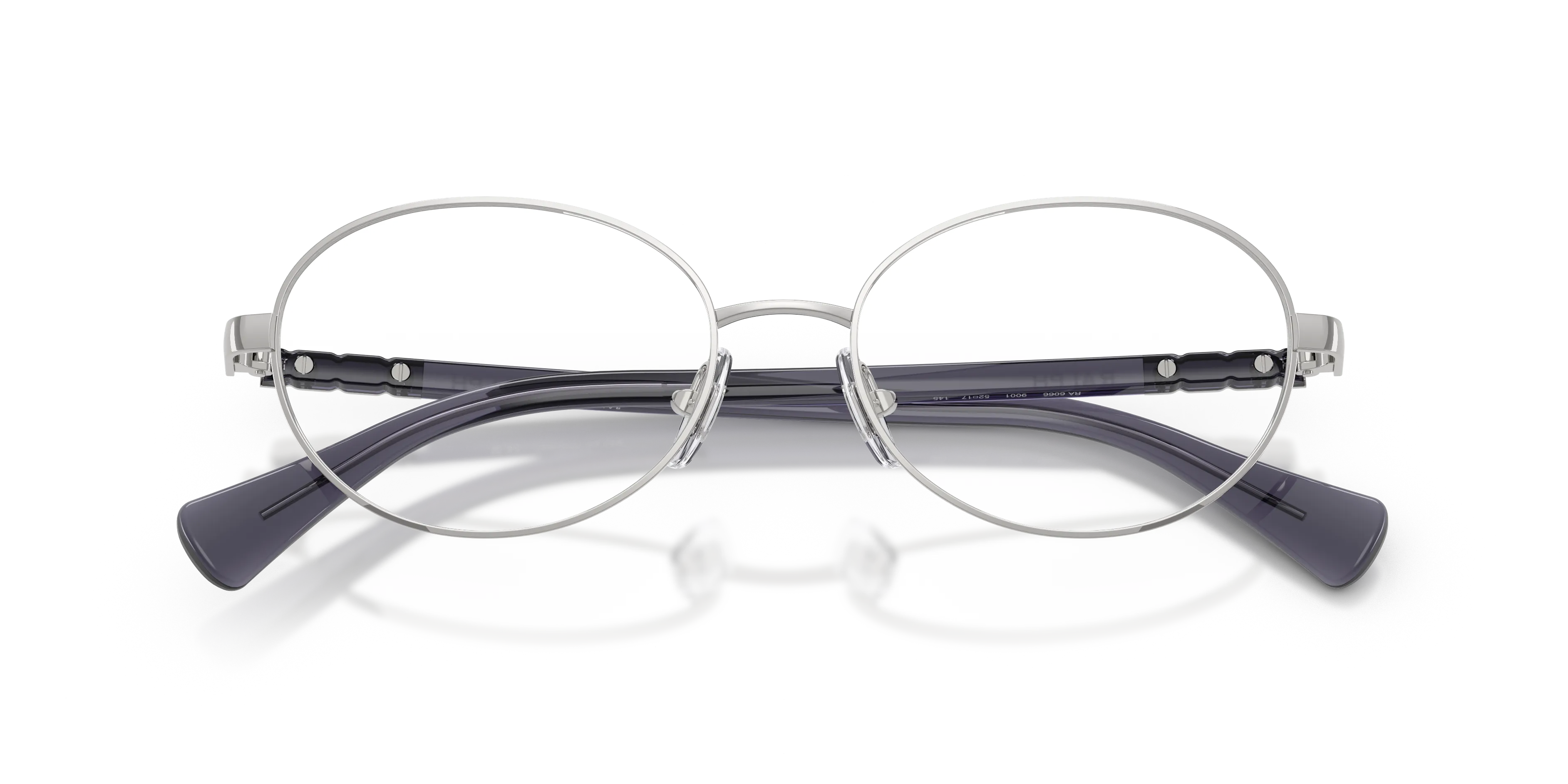 Ralph Lauren RA6066 9001 Montature da vista Metallo Argento Trasparente Rotonda Normale - immagine 2