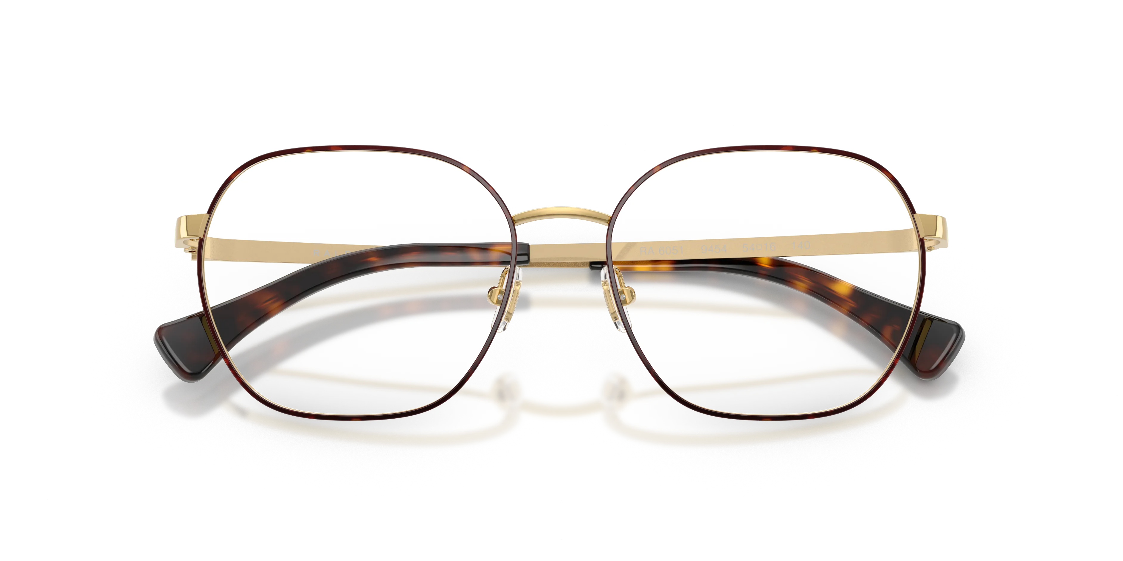 Ralph Lauren RA6051 9454 Montature da vista Metallo Marrone Trasparente Geometrica Normale - immagine 2