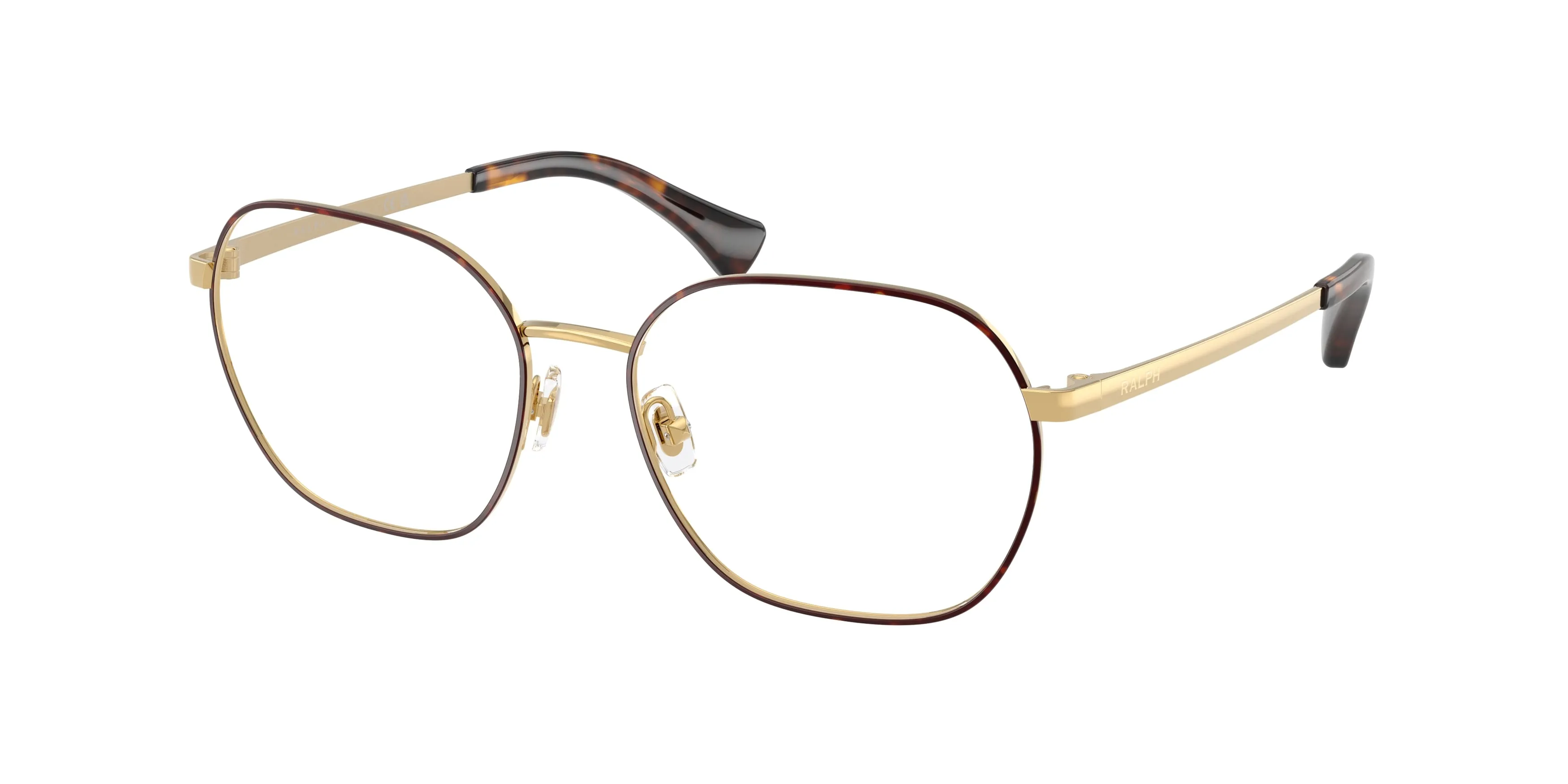 Ralph Lauren RA6051 9454 Montature da vista Metallo Marrone Trasparente Geometrica Normale - immagine 1
