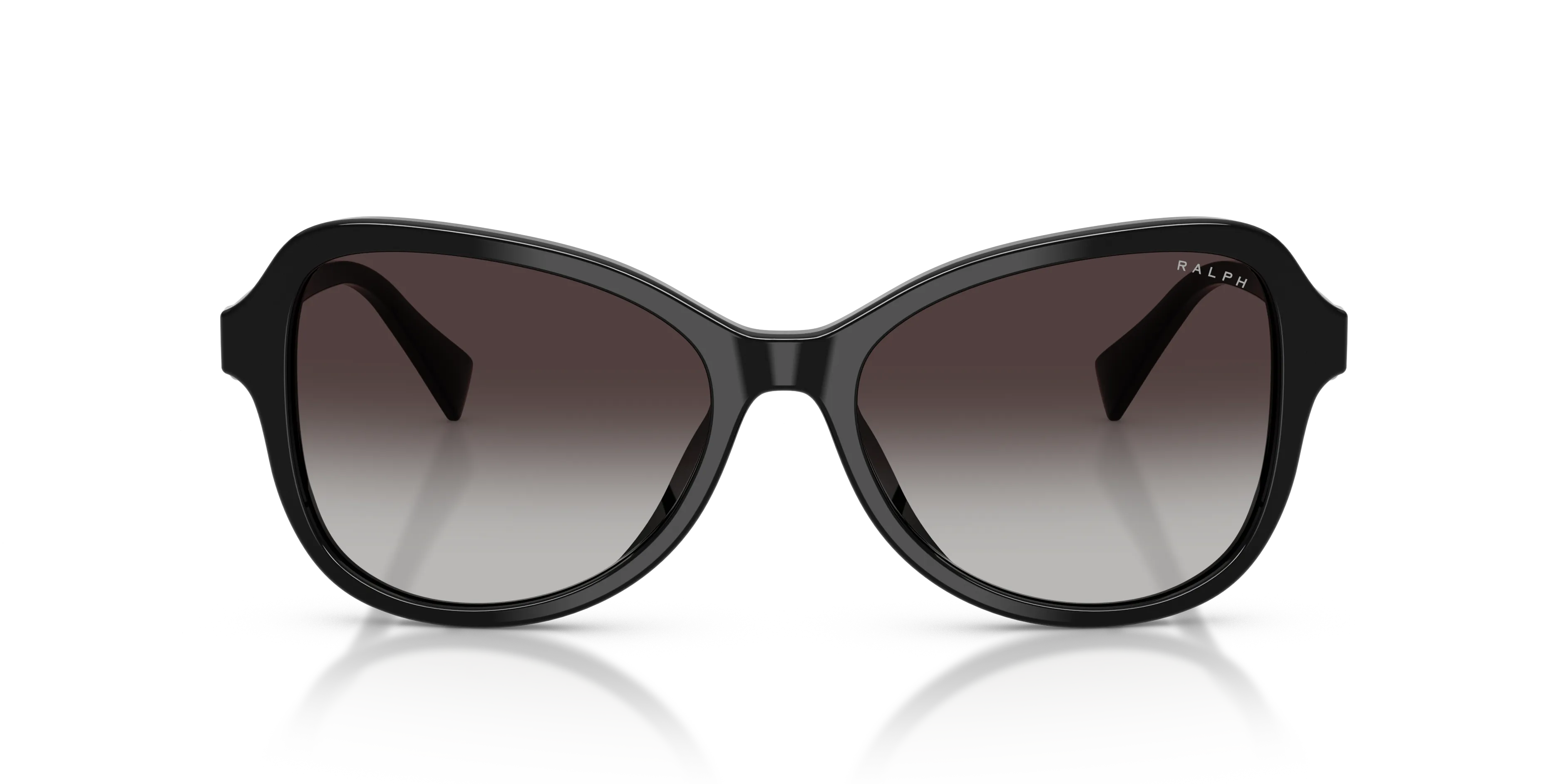 Ralph Lauren RA5360U 50018G Occhiali da sole Acetato Nero Grigio Farfalla Normale Sfumato - immagine 3