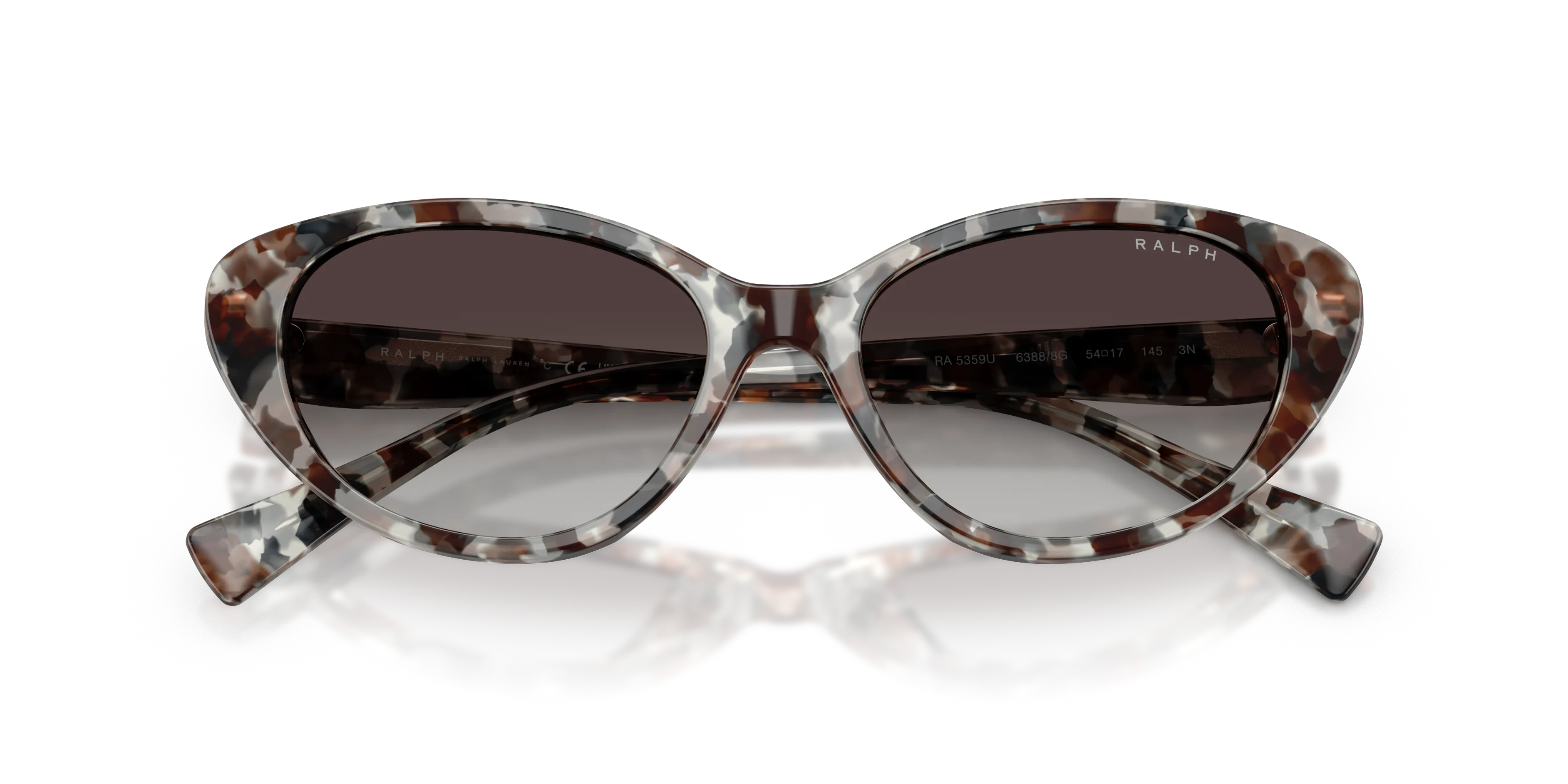 Ralph Lauren RA5359U 63888G Occhiali da sole Acetato Blu Argento Farfalla Normale - immagine 2