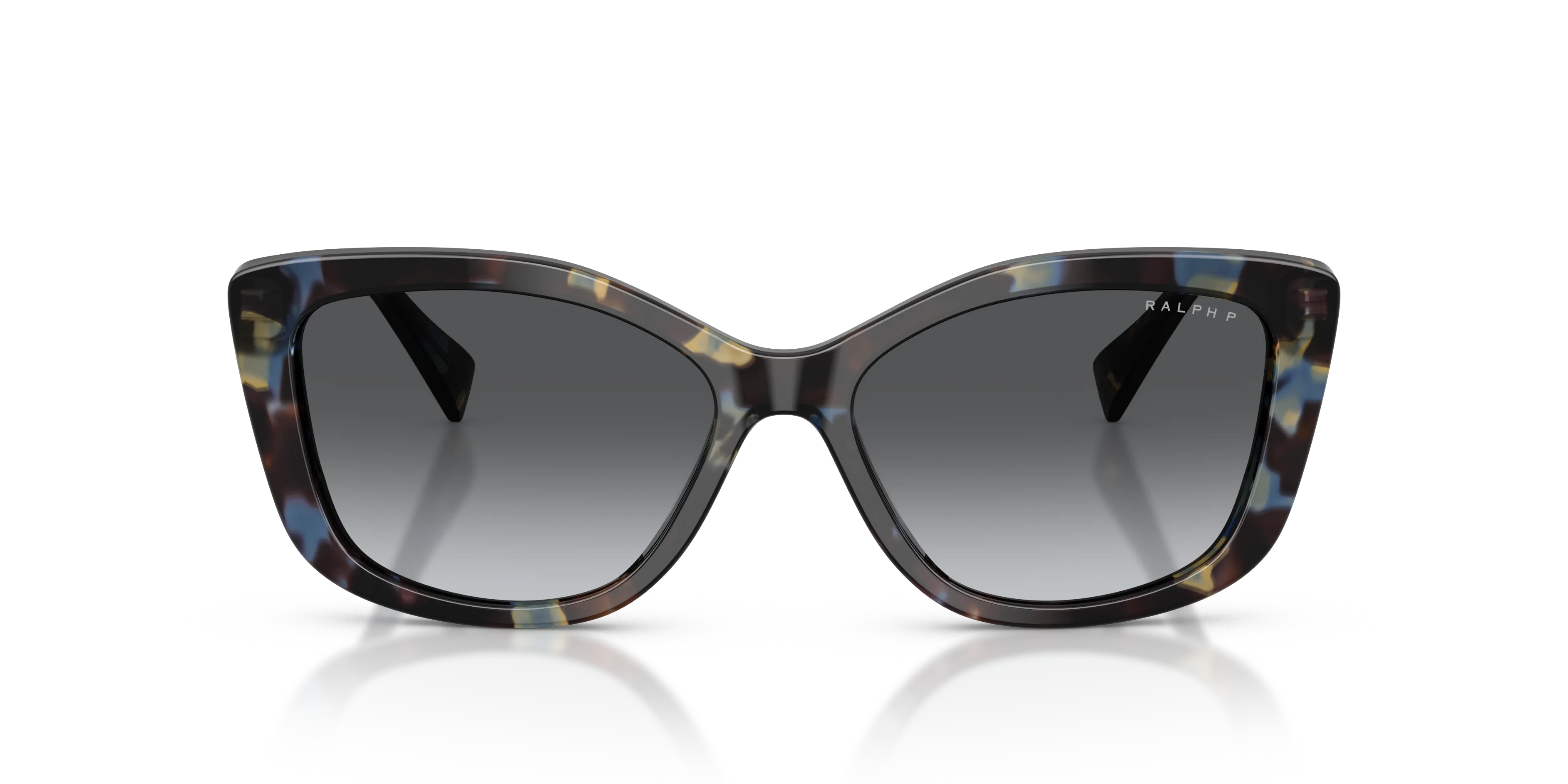 Ralph Lauren RA5358U 6380T3 Occhiali da sole Acetato Blu Grigio Geometrica Polarizzata - immagine 3