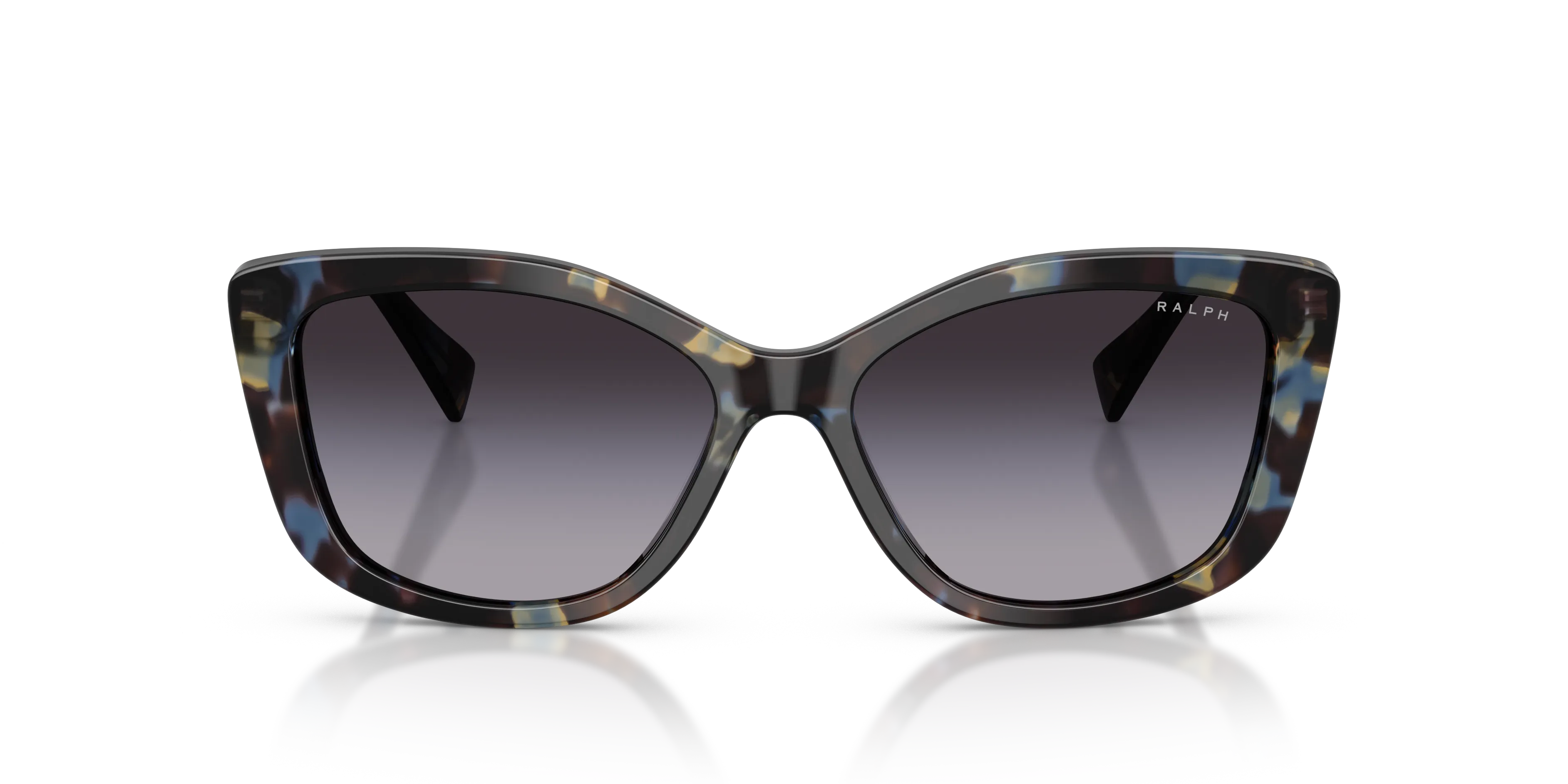 Ralph Lauren RA5358U 63808G Occhiali da sole Acetato Blu Grigio Geometrica Normale Sfumato - immagine 3