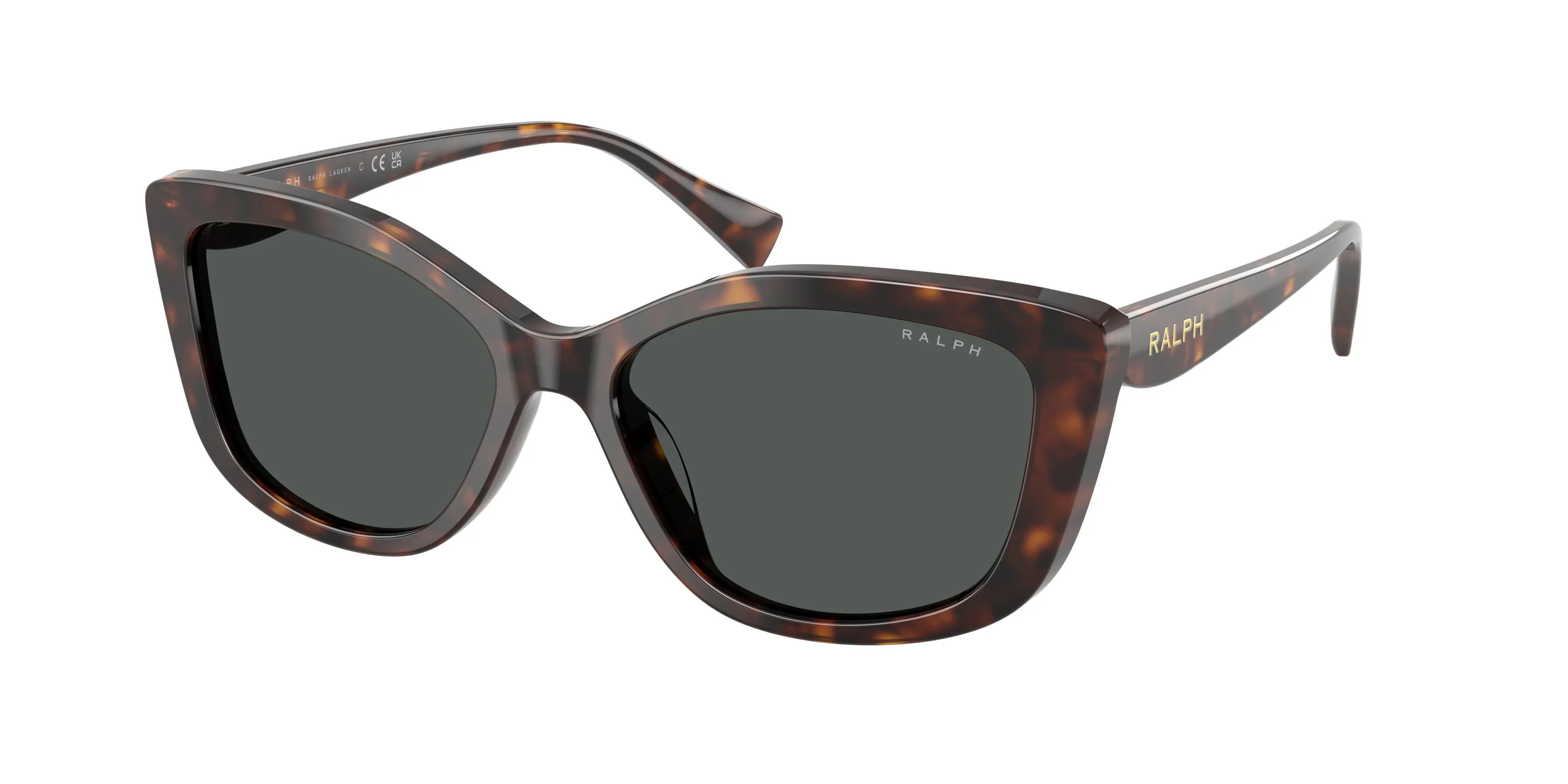 Ralph Lauren RA5358U 500387 Occhiali da sole Acetato Marrone Grigio Geometrica Normale - immagine 1