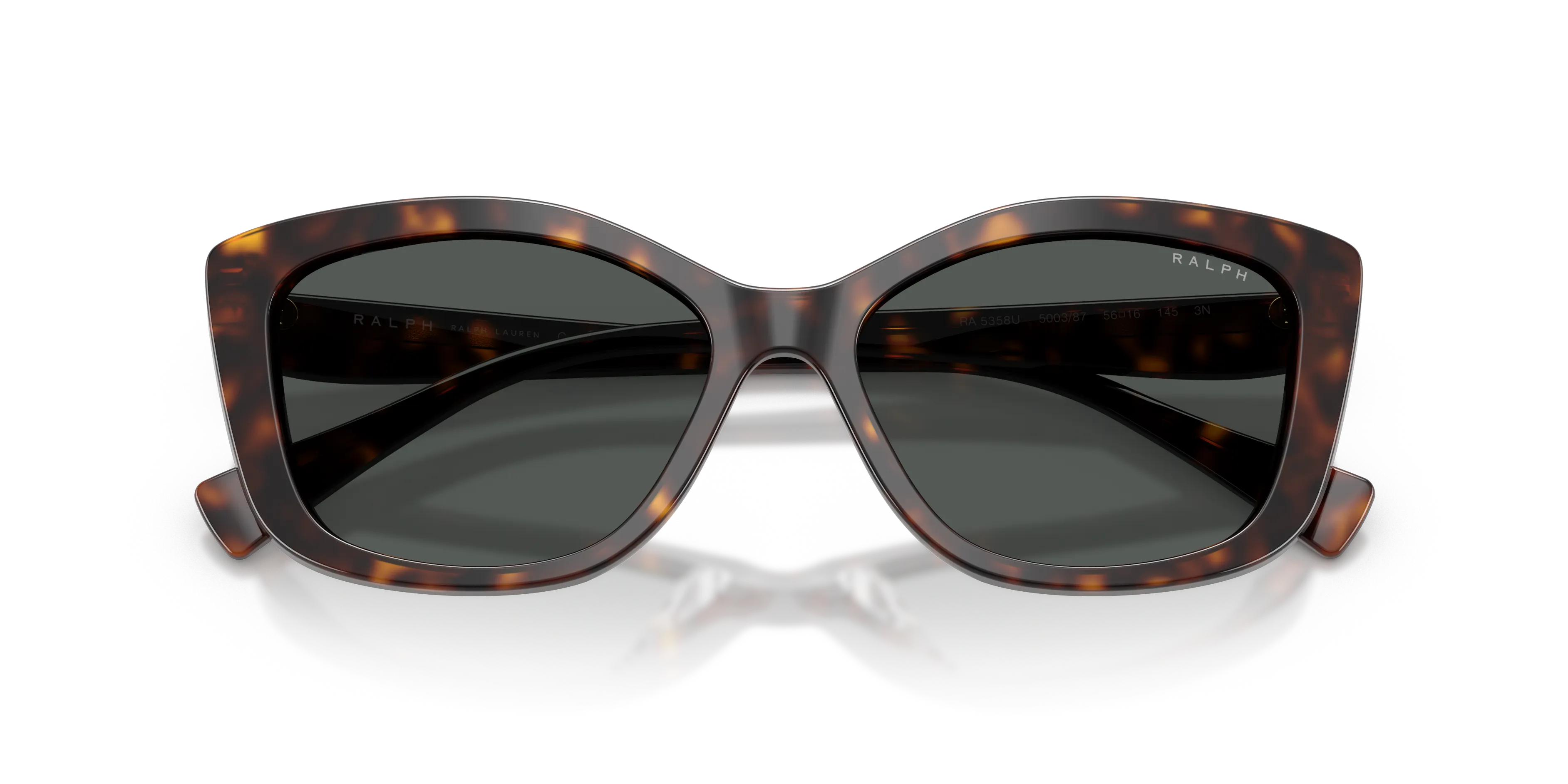 Ralph Lauren RA5358U 500387 Occhiali da sole Acetato Marrone Grigio Geometrica Normale - immagine 2