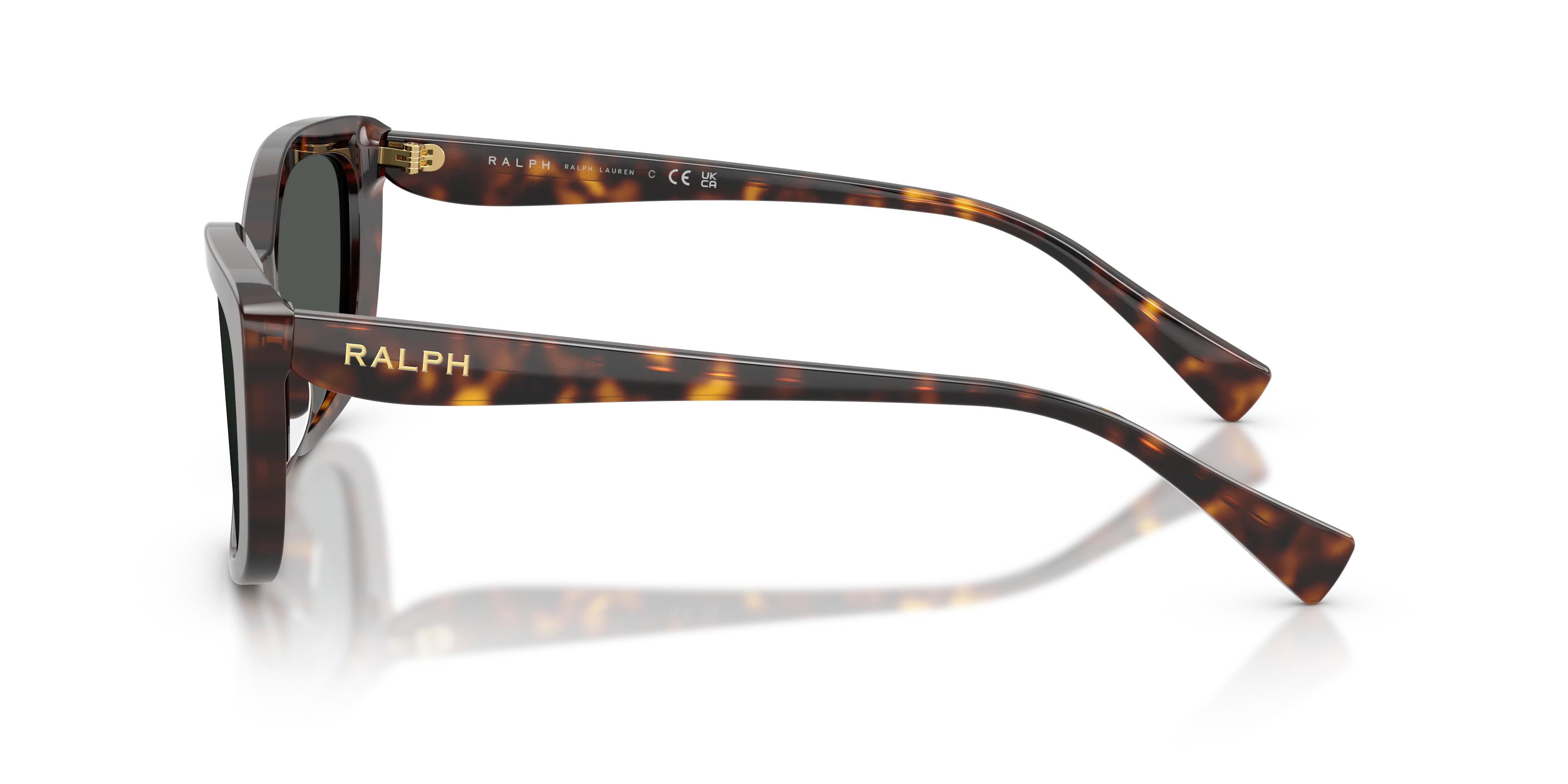 Ralph Lauren RA5358U 500387 Occhiali da sole Acetato Marrone Grigio Geometrica Normale - immagine 4