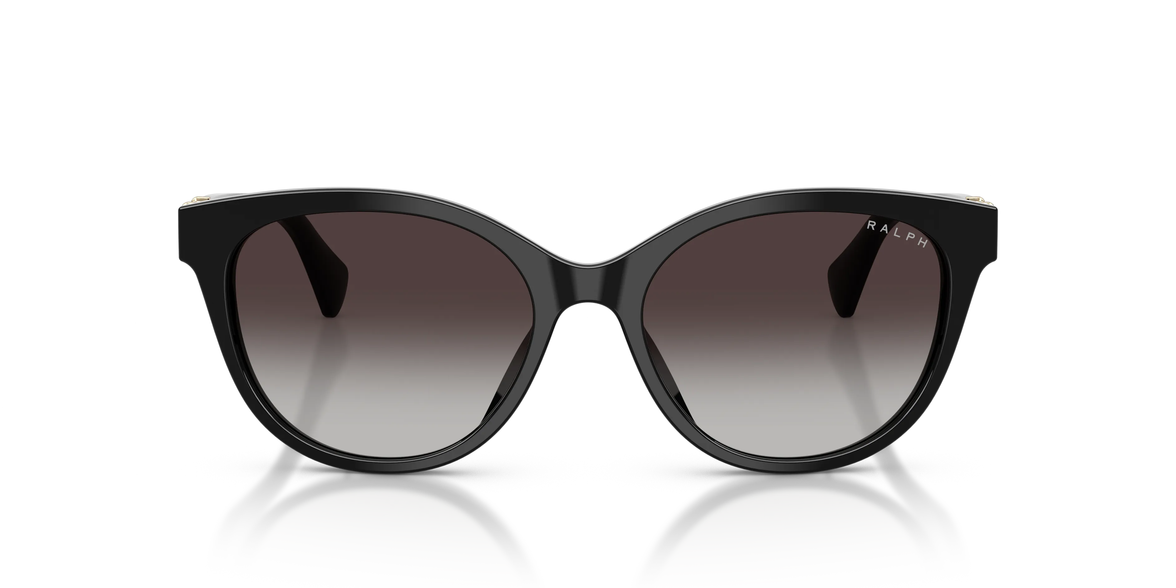 Ralph Lauren RA5357U 50018G Occhiali da sole Acetato Nero Grigio Rotonda Normale Sfumato - immagine 3