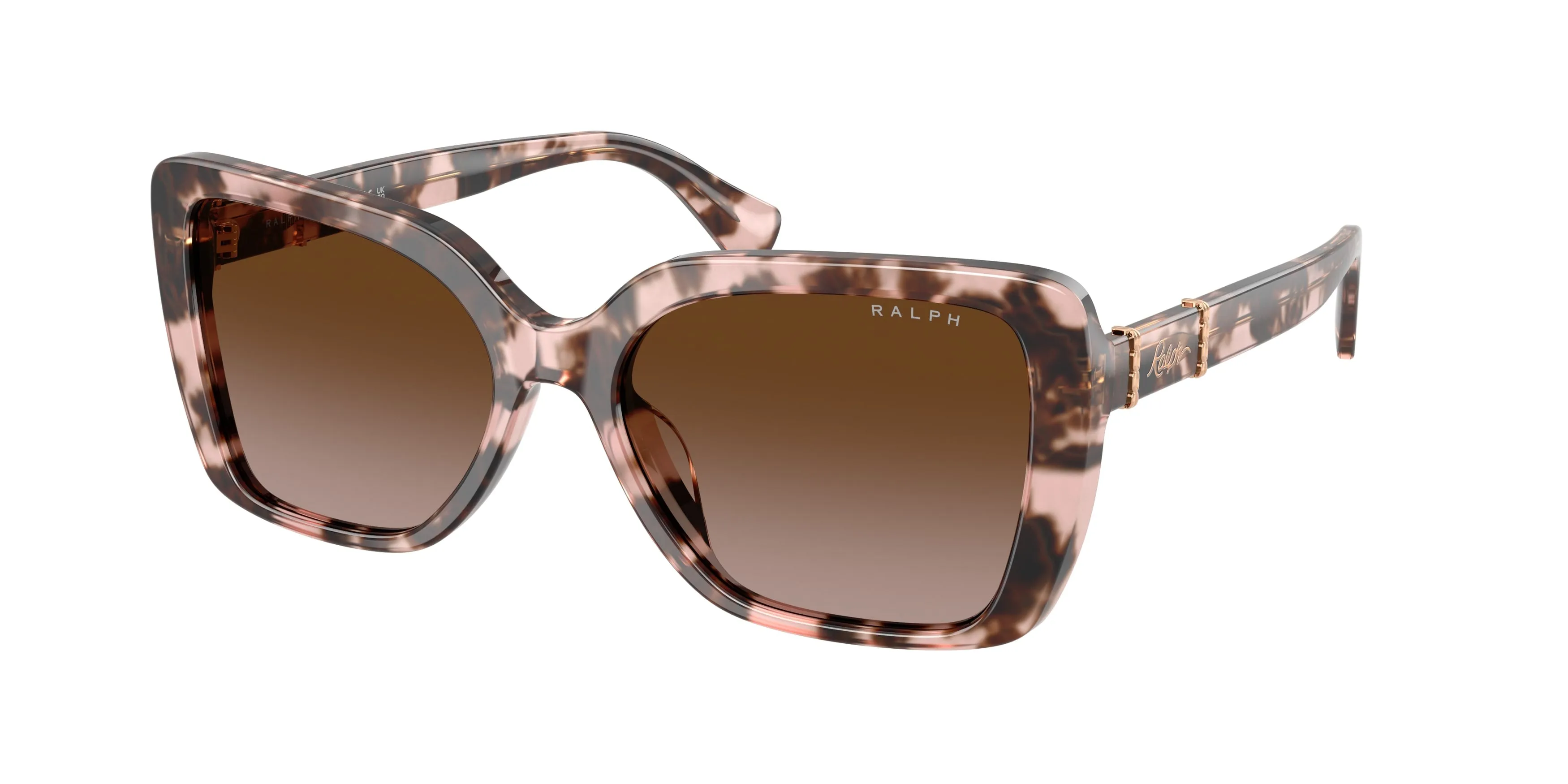 Ralph Lauren RA5356U 605813 Occhiali da sole Acetato Tartaruga Marrone Squadrata Normale Sfumato - immagine 1