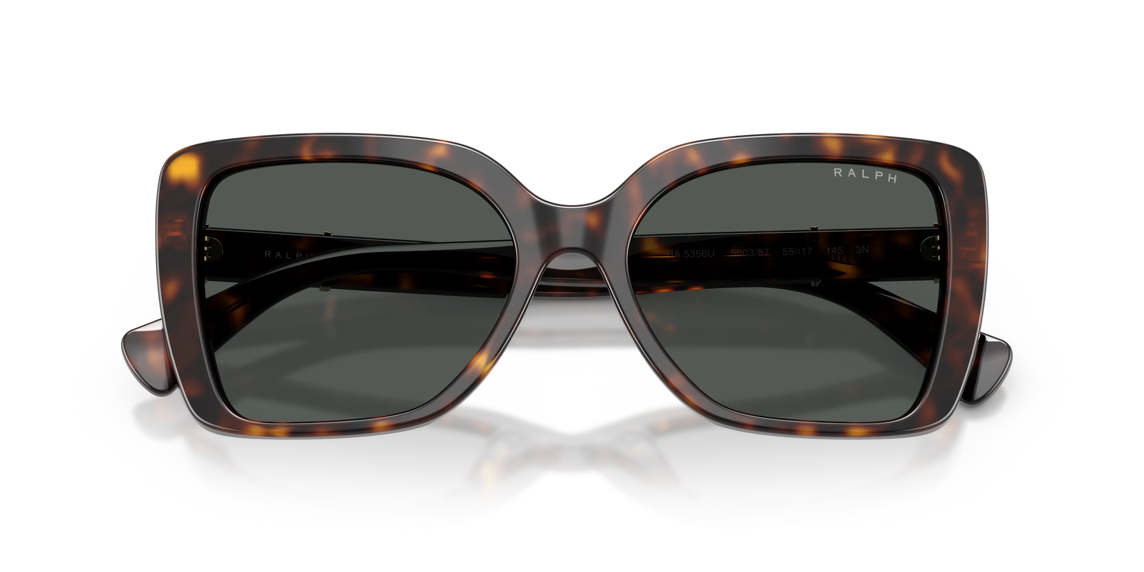 Ralph Lauren RA5356U 500387 Occhiali da sole Acetato Marrone Grigio Squadrata Normale - immagine 2