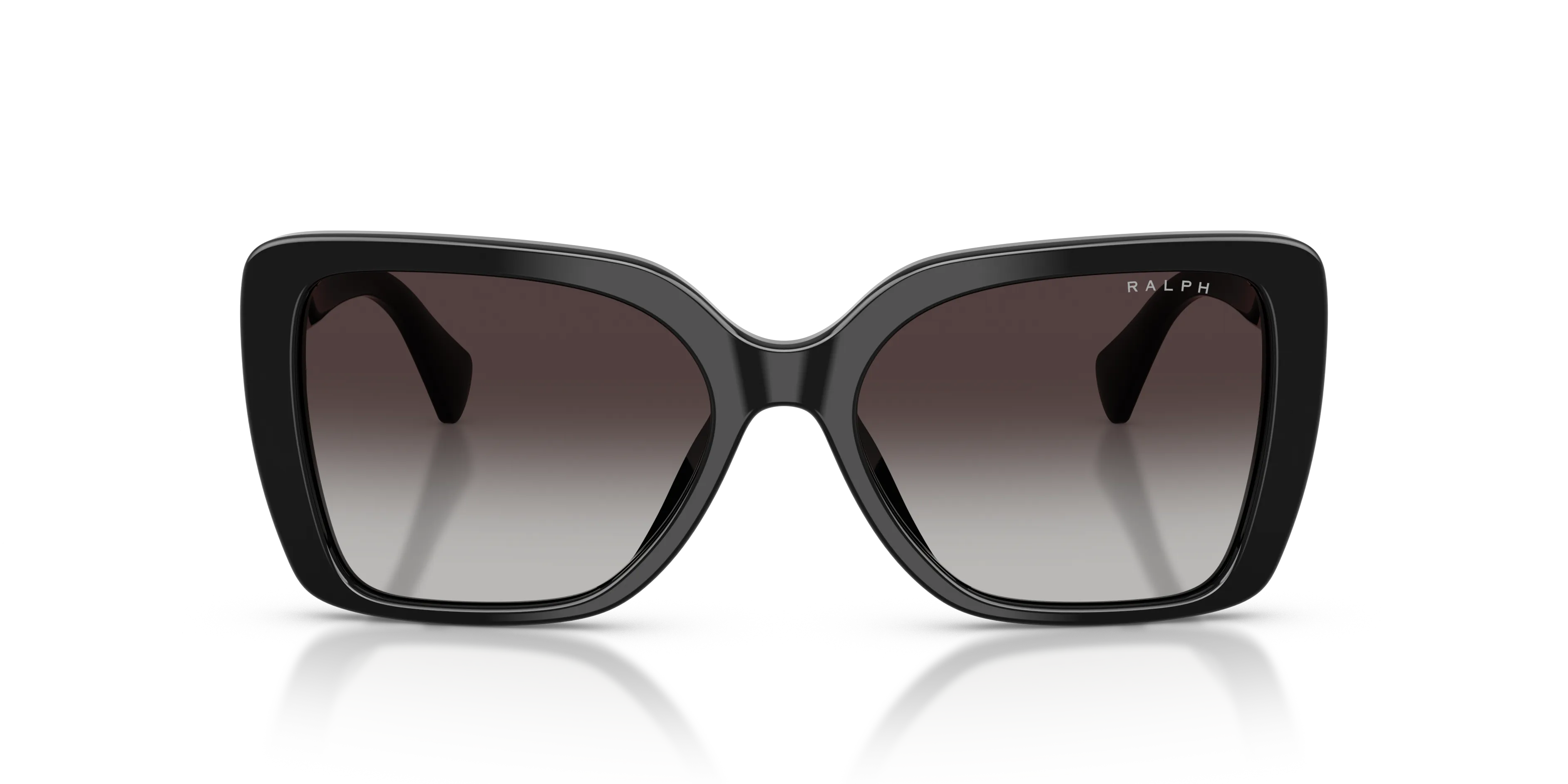 Ralph Lauren RA5356U 50018G Occhiali da sole Acetato Nero Grigio Squadrata Normale Sfumato - immagine 3