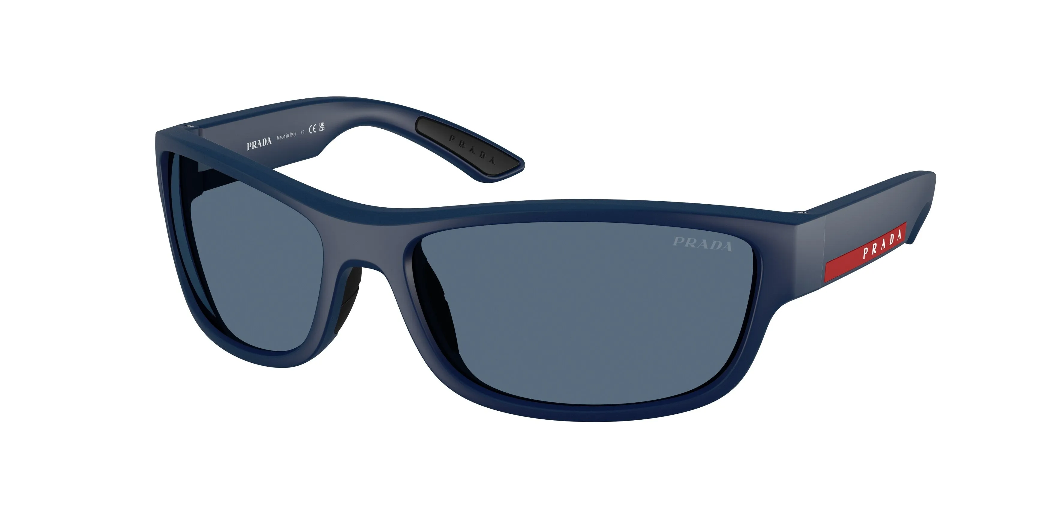 Prada Linea Rossa PS C04S MAG06A Occhiali da sole Iniettato Blu Blu Pillow Normale - immagine 1