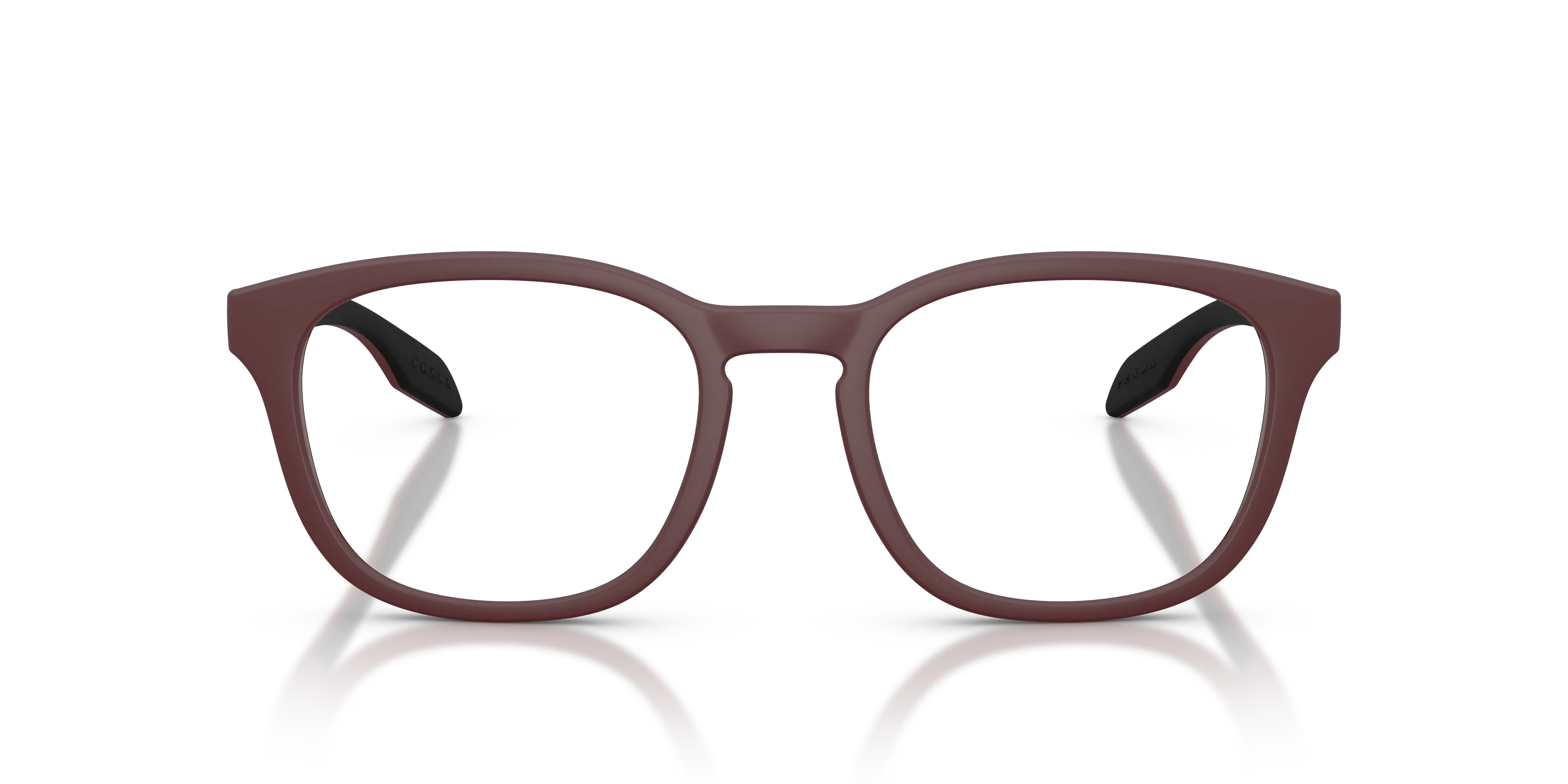 Prada Linea Rossa PS 03TV 29U1O1 Montature da vista Iniettato Marrone Trasparente Pantos Normale - immagine 3